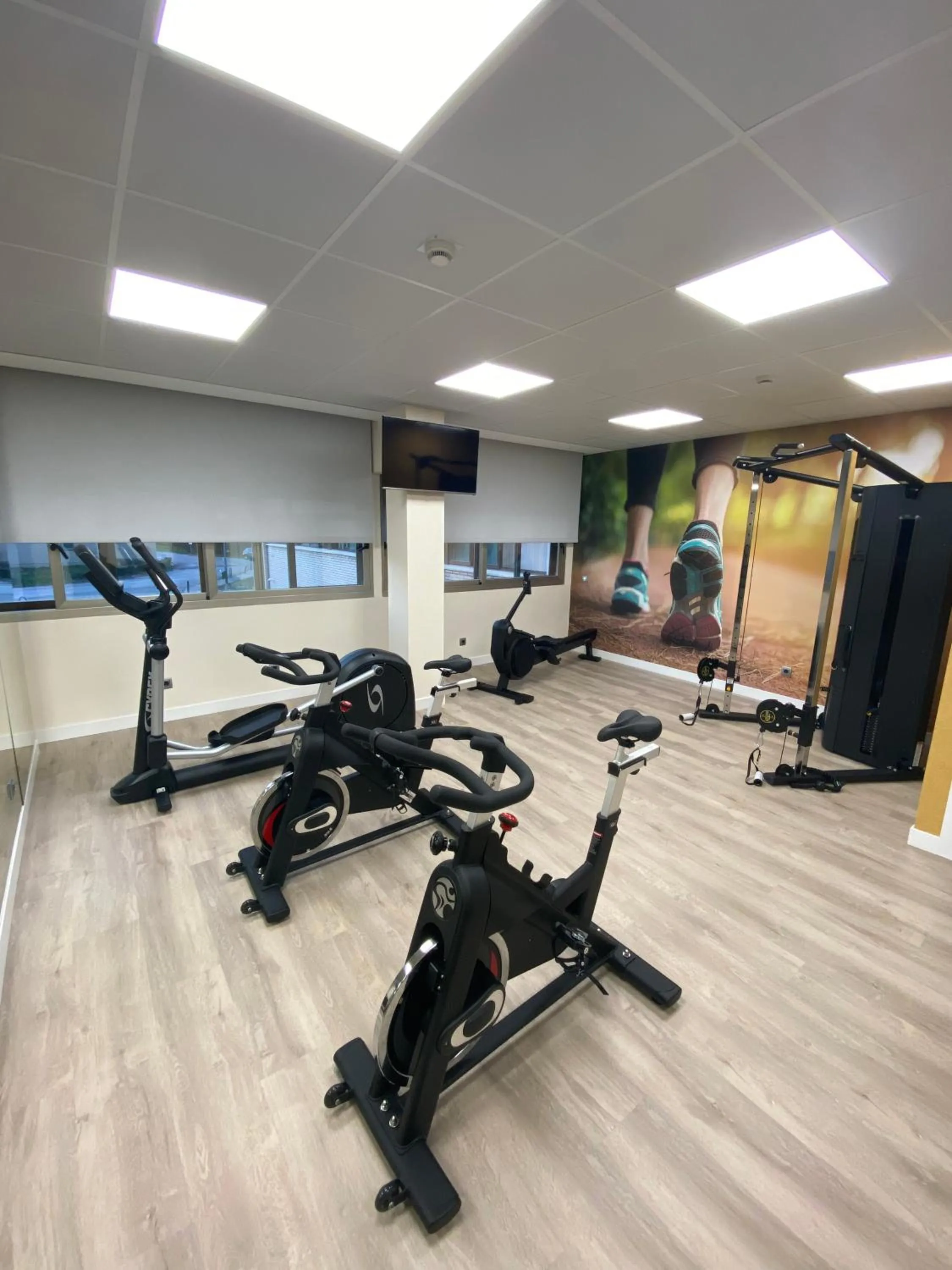 Fitness centre/facilities in Hotel Escuela Madrid