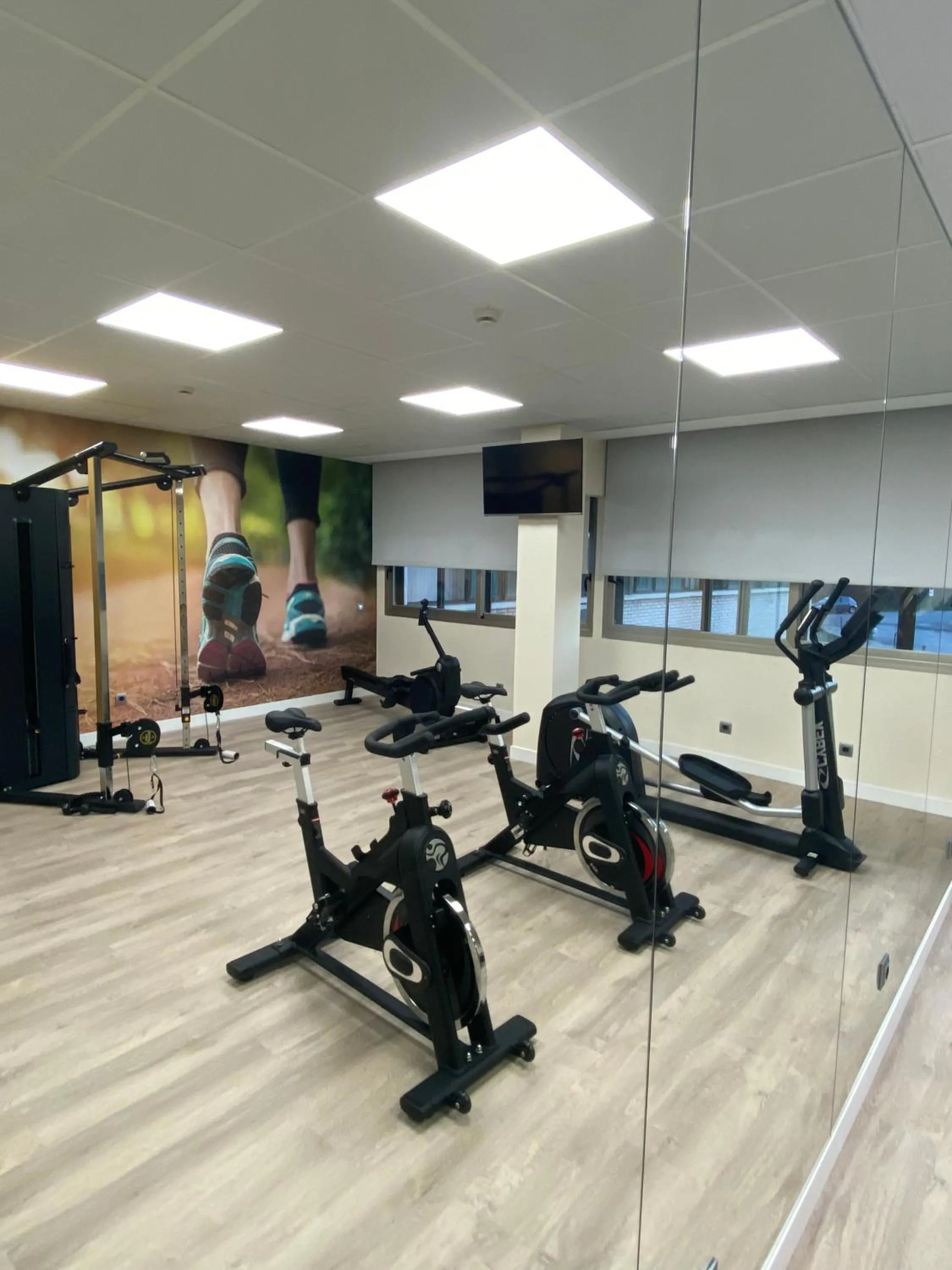 Fitness centre/facilities in Hotel Escuela Madrid