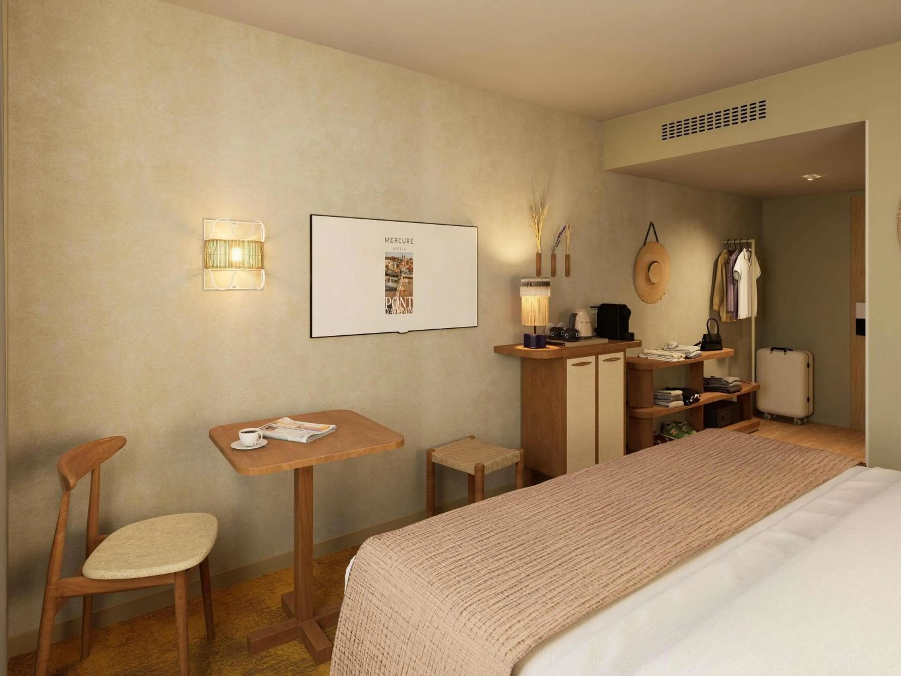 Bedroom, Bed in Mercure Pont d’Avignon Centre