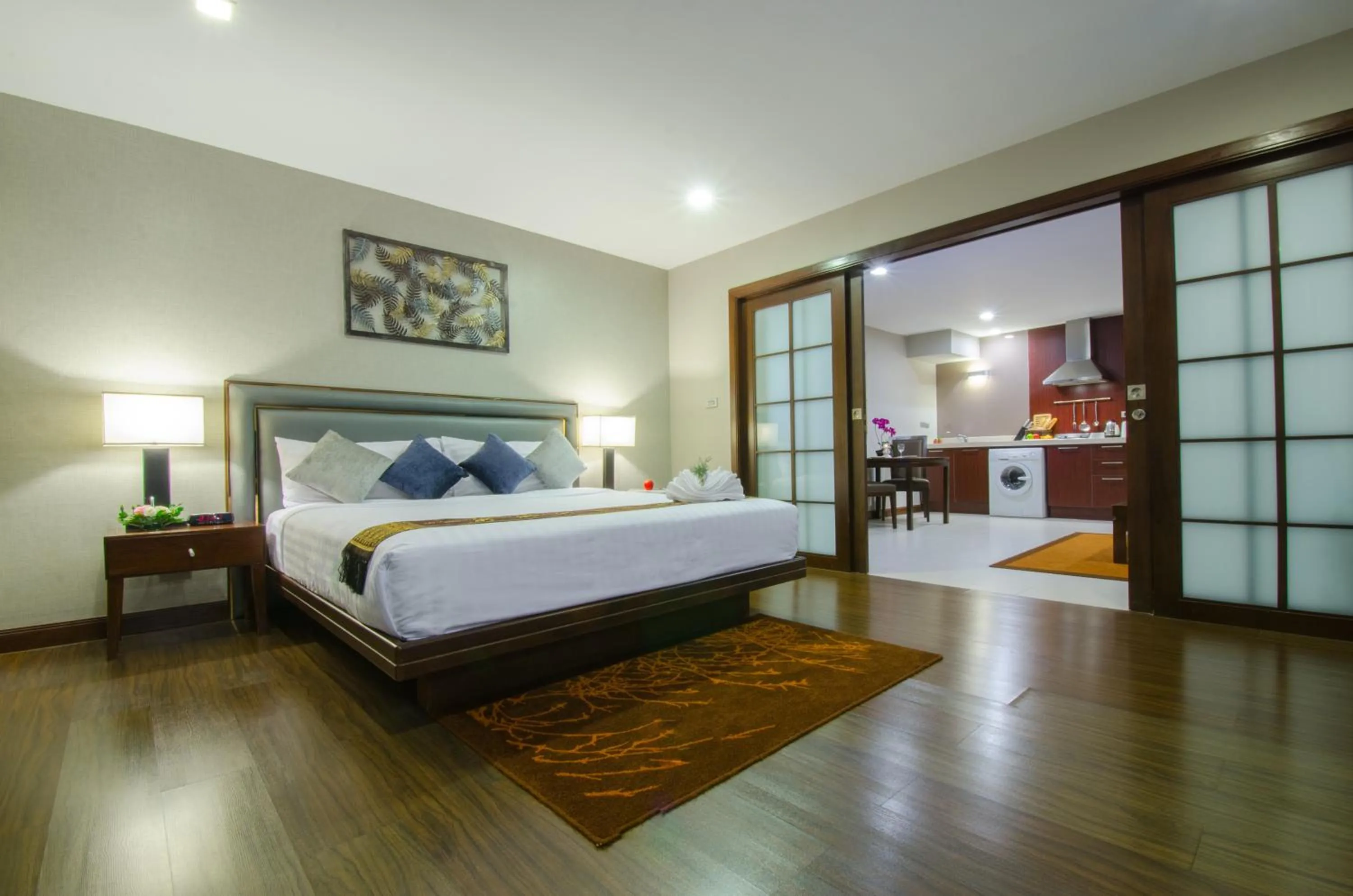 Bedroom, Bed in Grand Asoke Suites Boutique Residence