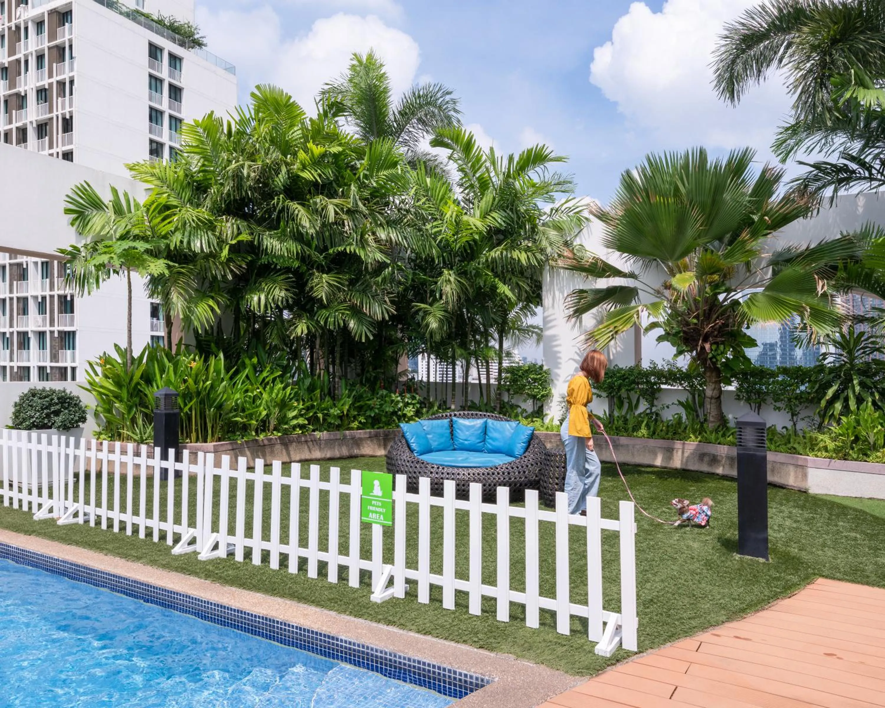 Garden in Grand Asoke Suites Boutique Residence