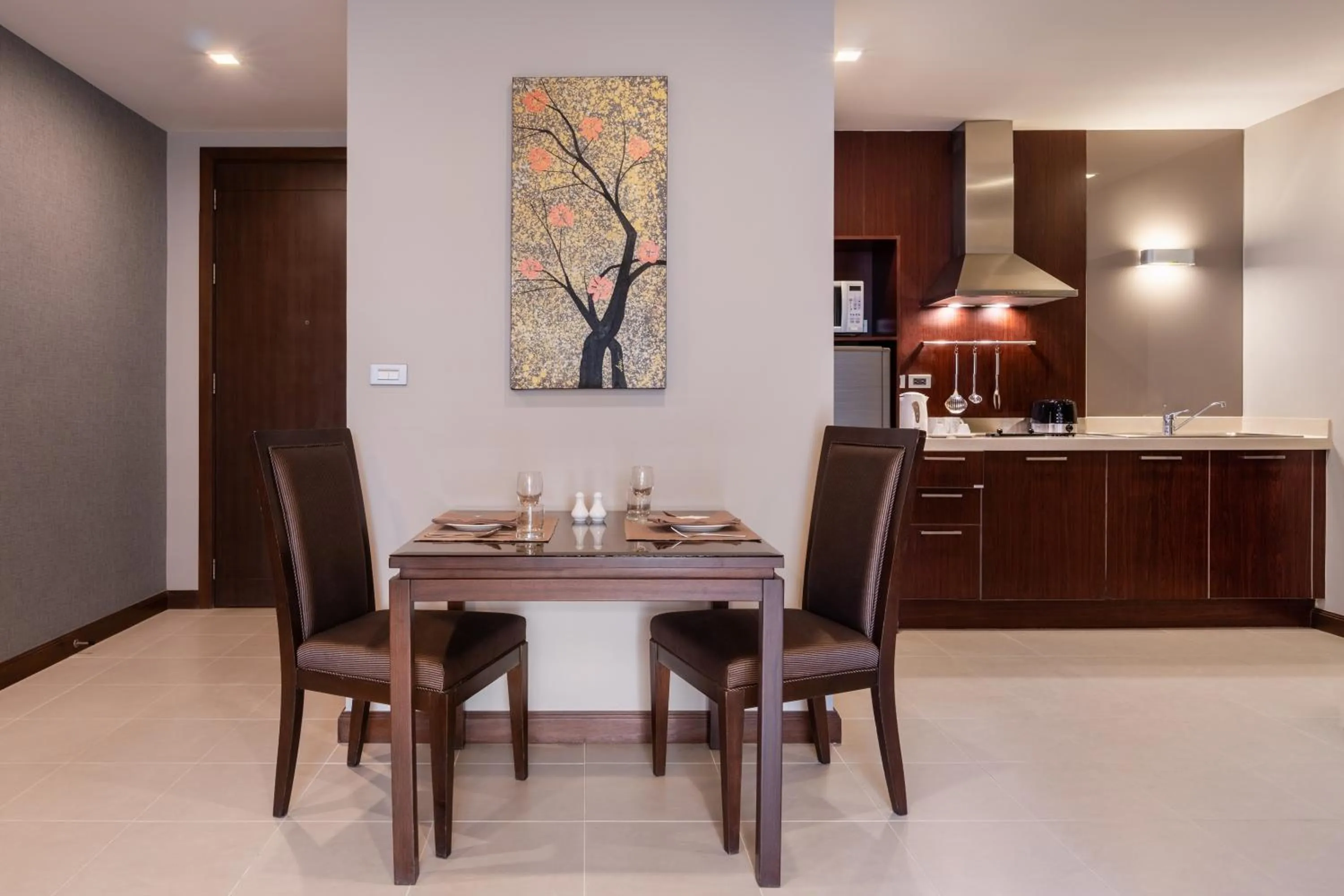 Dining area in Grand Asoke Suites Boutique Residence