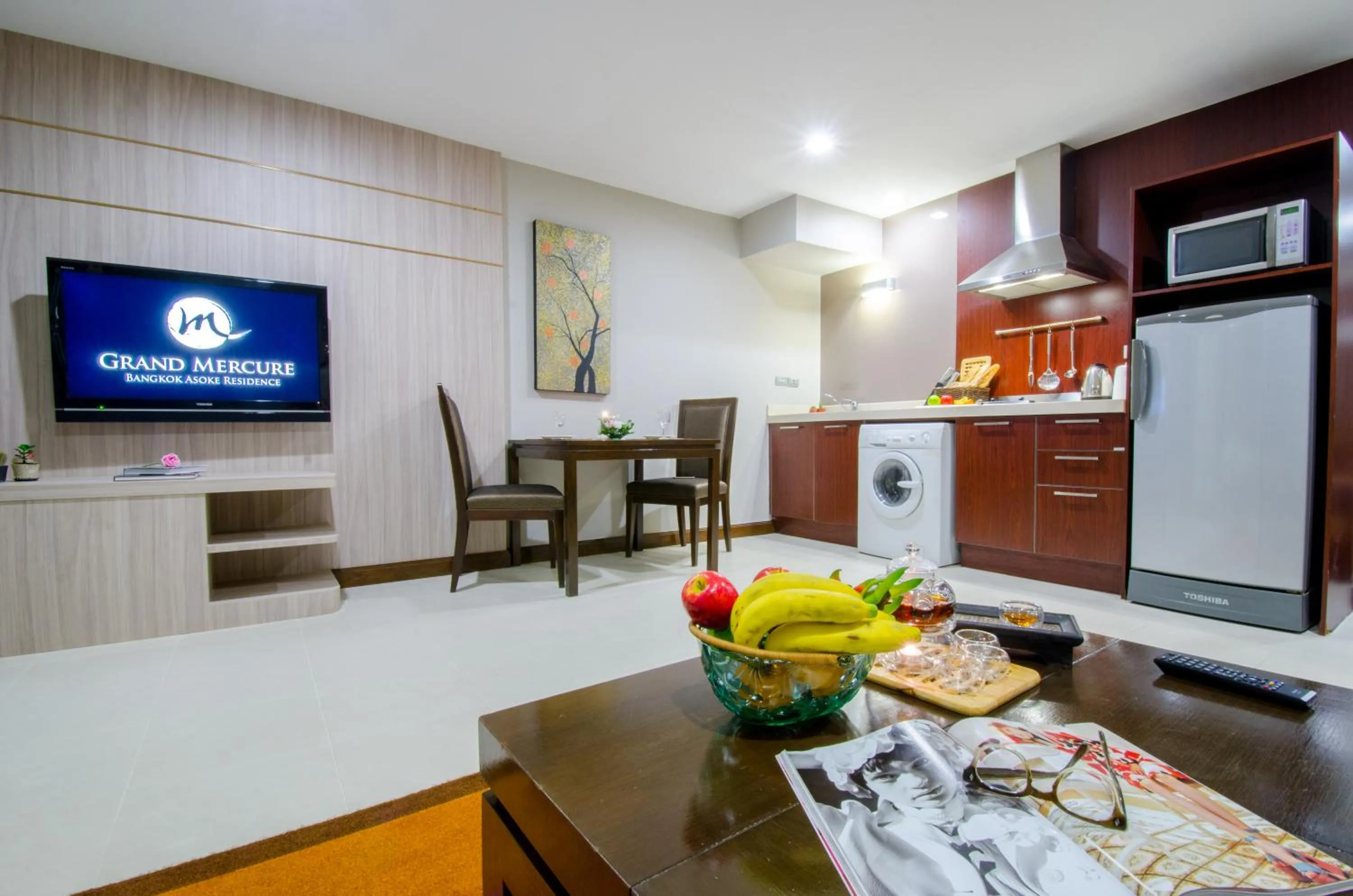 Dining area in Grand Asoke Suites Boutique Residence