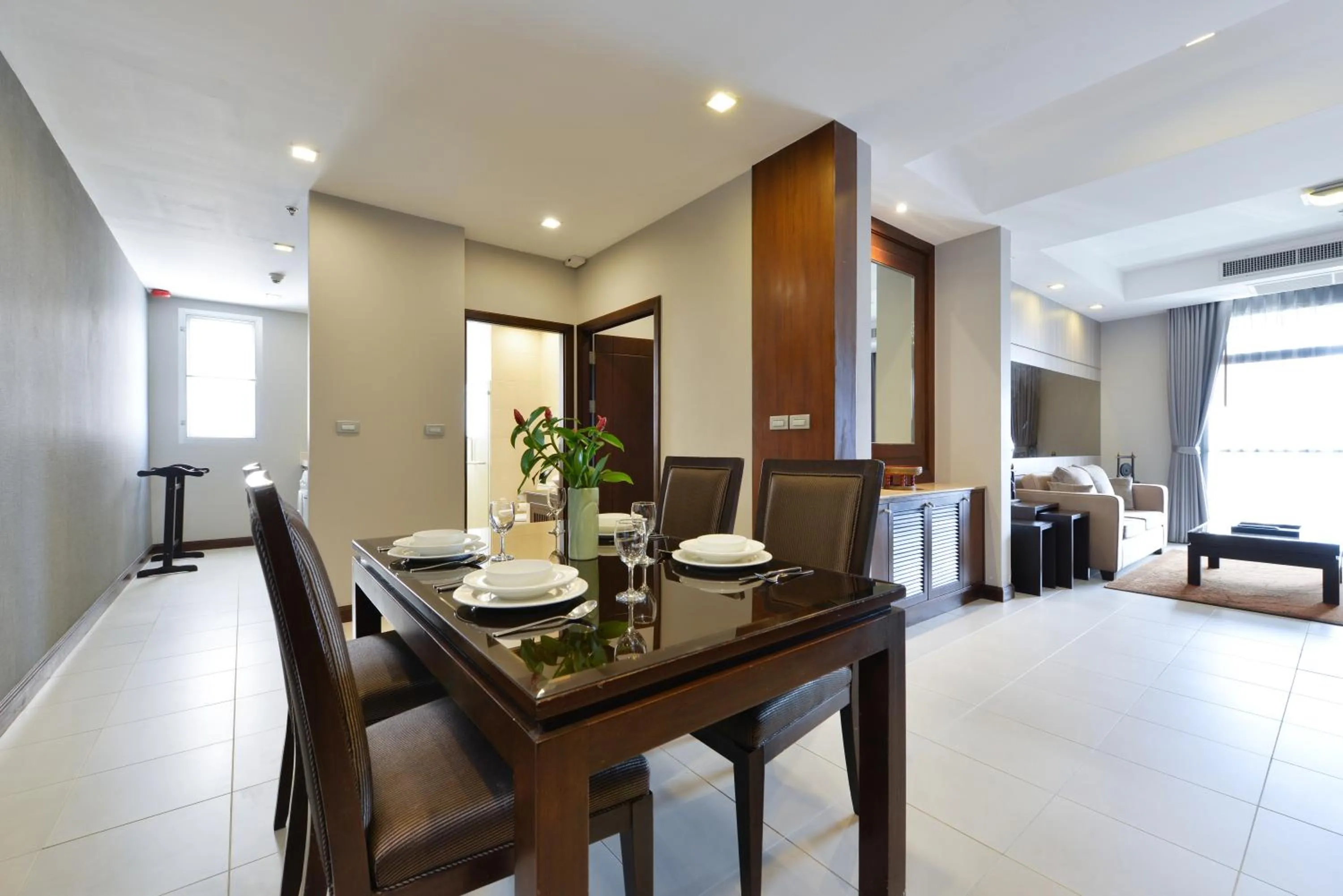 Dining area in Grand Asoke Suites Boutique Residence