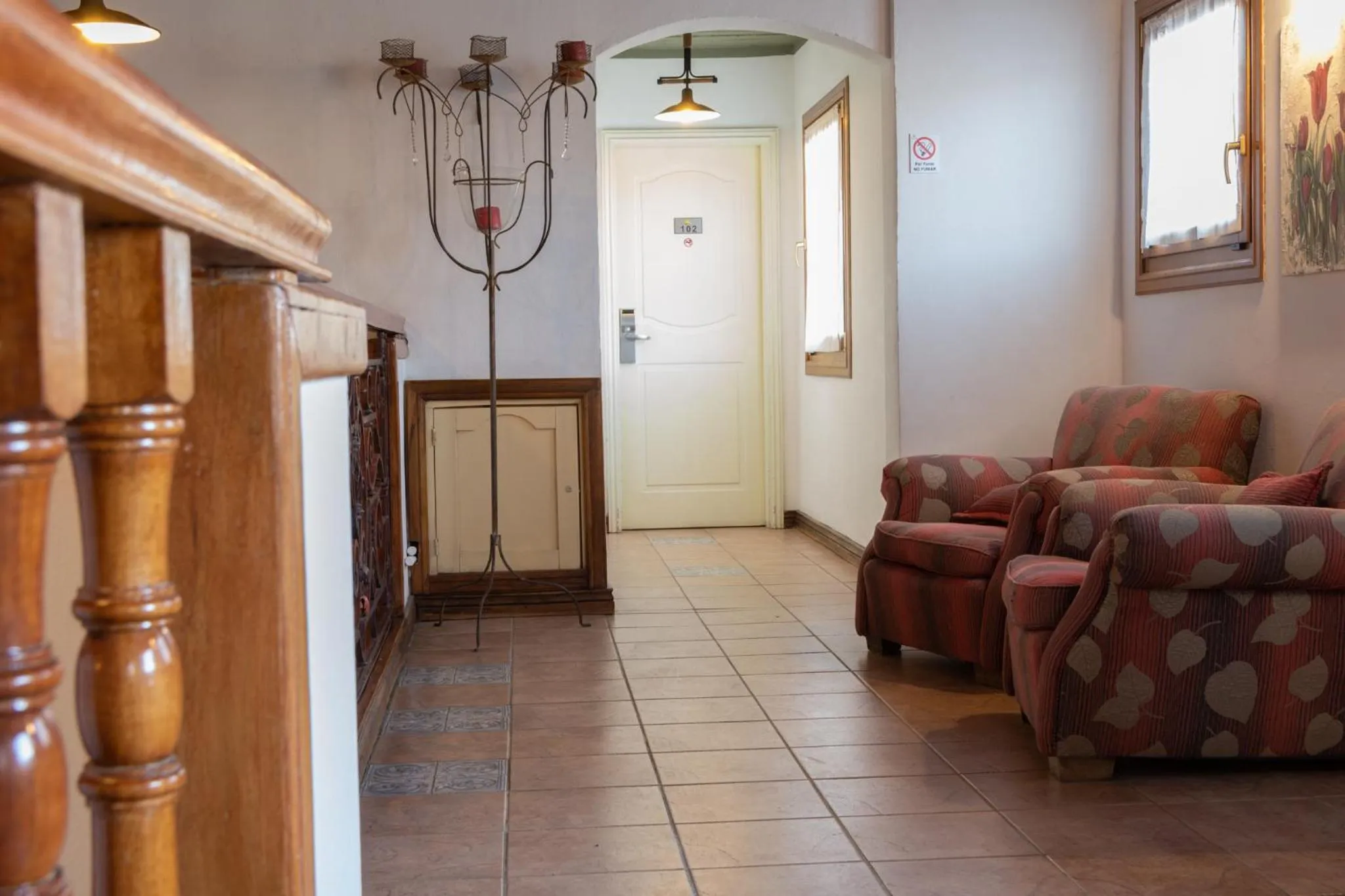 Seating area in Hotel Las Dunas