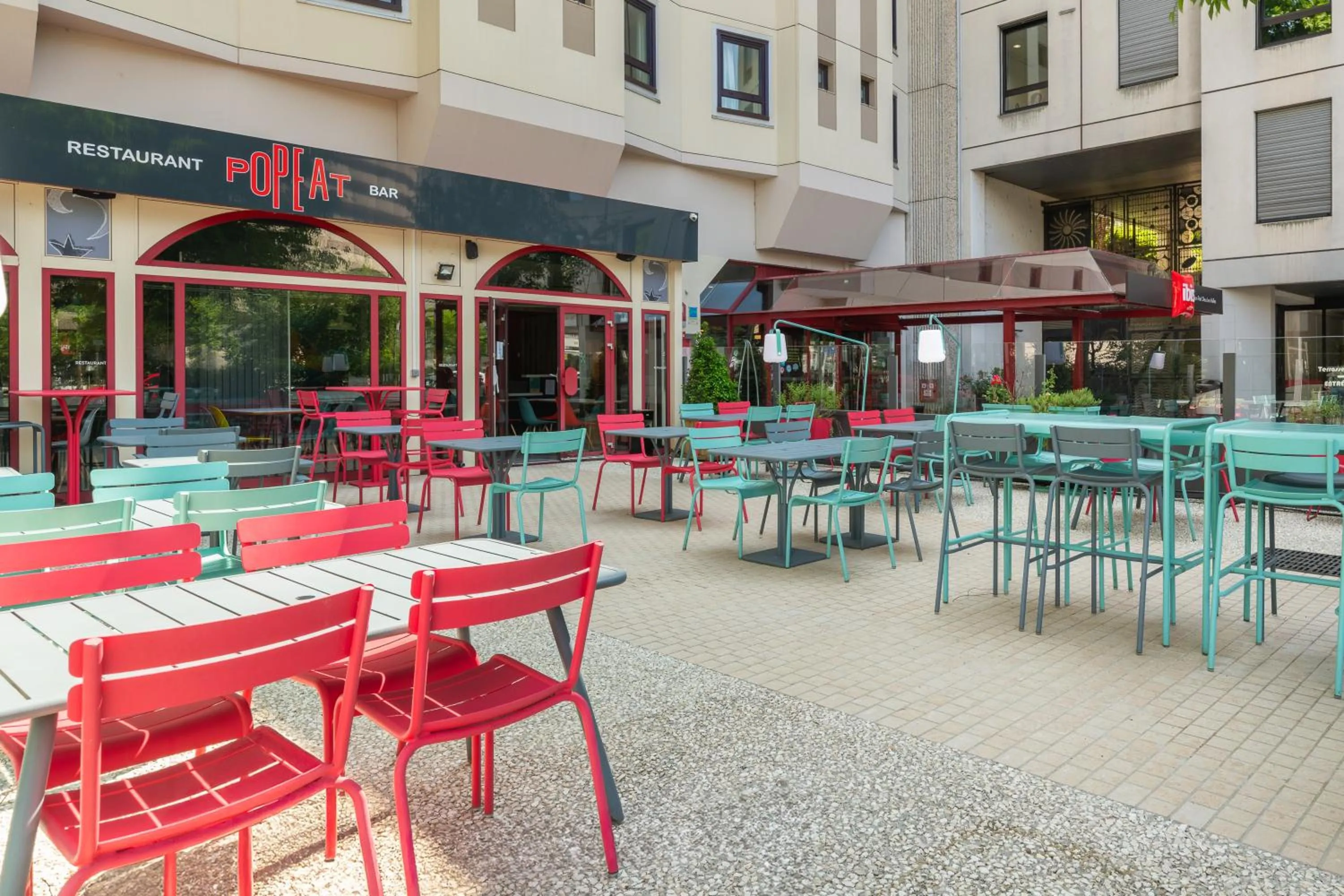 Patio in ibis Lyon Part Dieu Les Halles