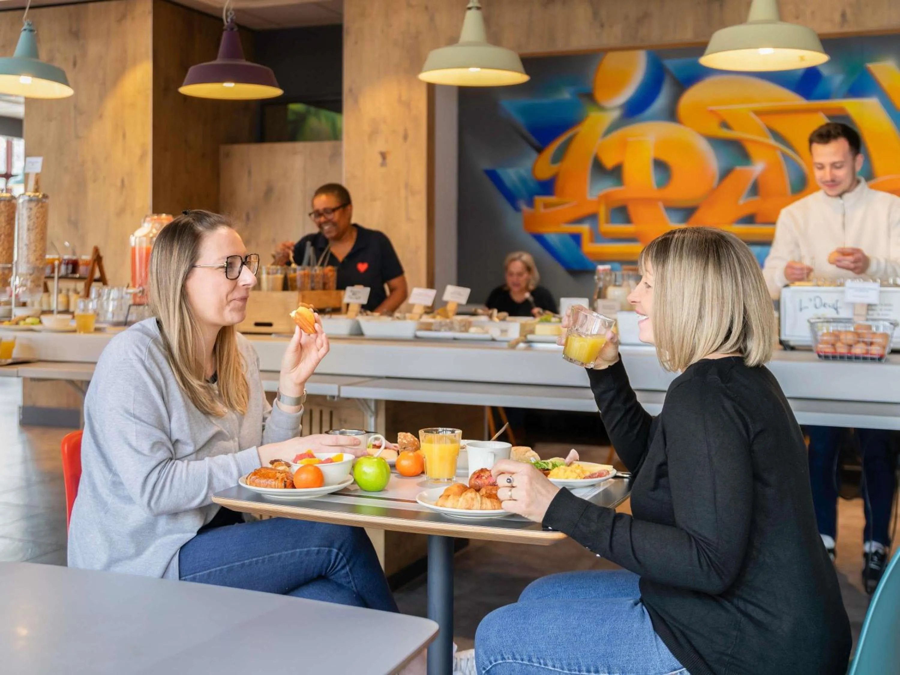 Breakfast in ibis Lyon Part Dieu Les Halles