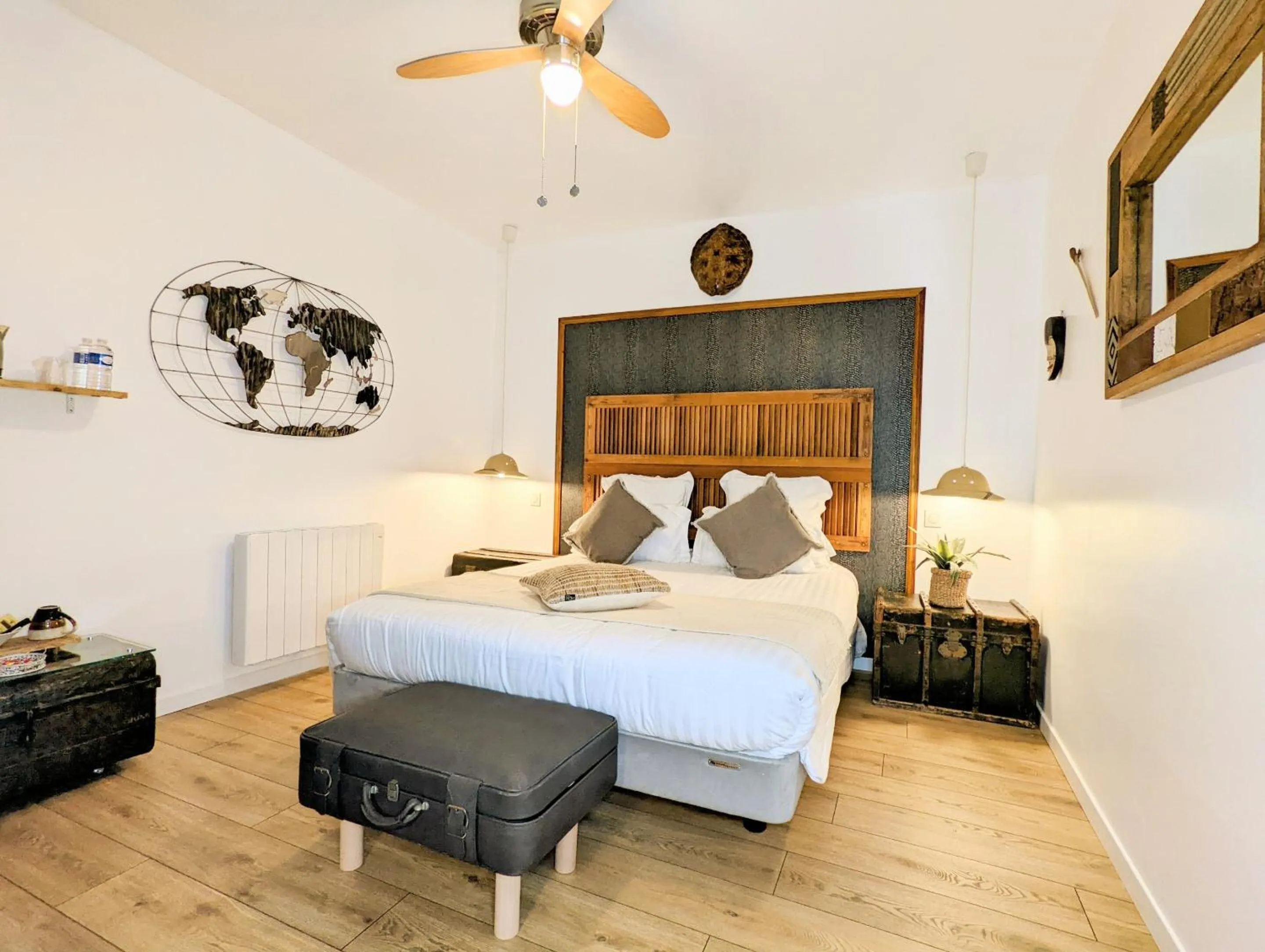 Bedroom, Bed in Chambres d'Hôtes La Filature