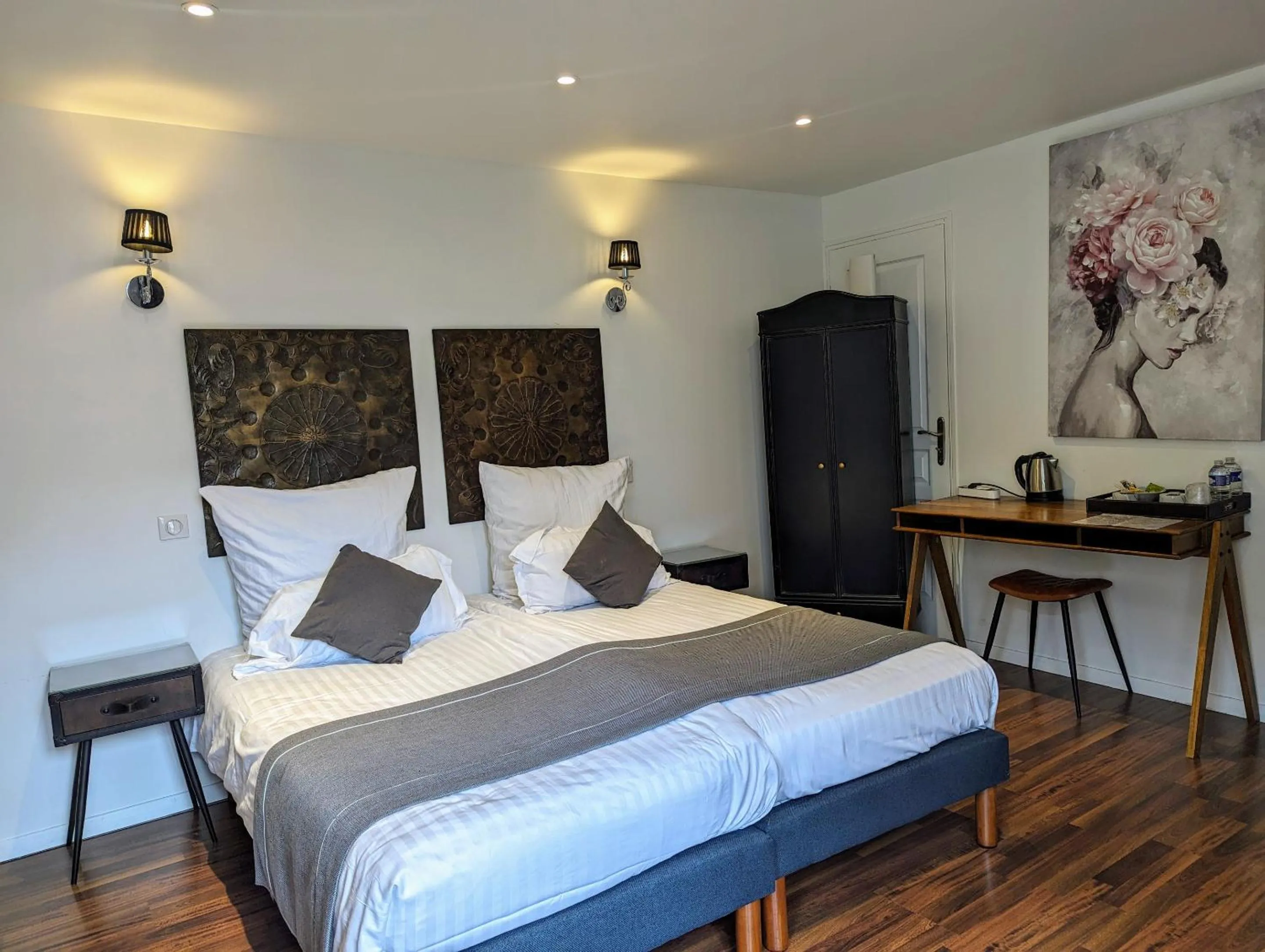 Bedroom, Bed in Chambres d'Hôtes La Filature