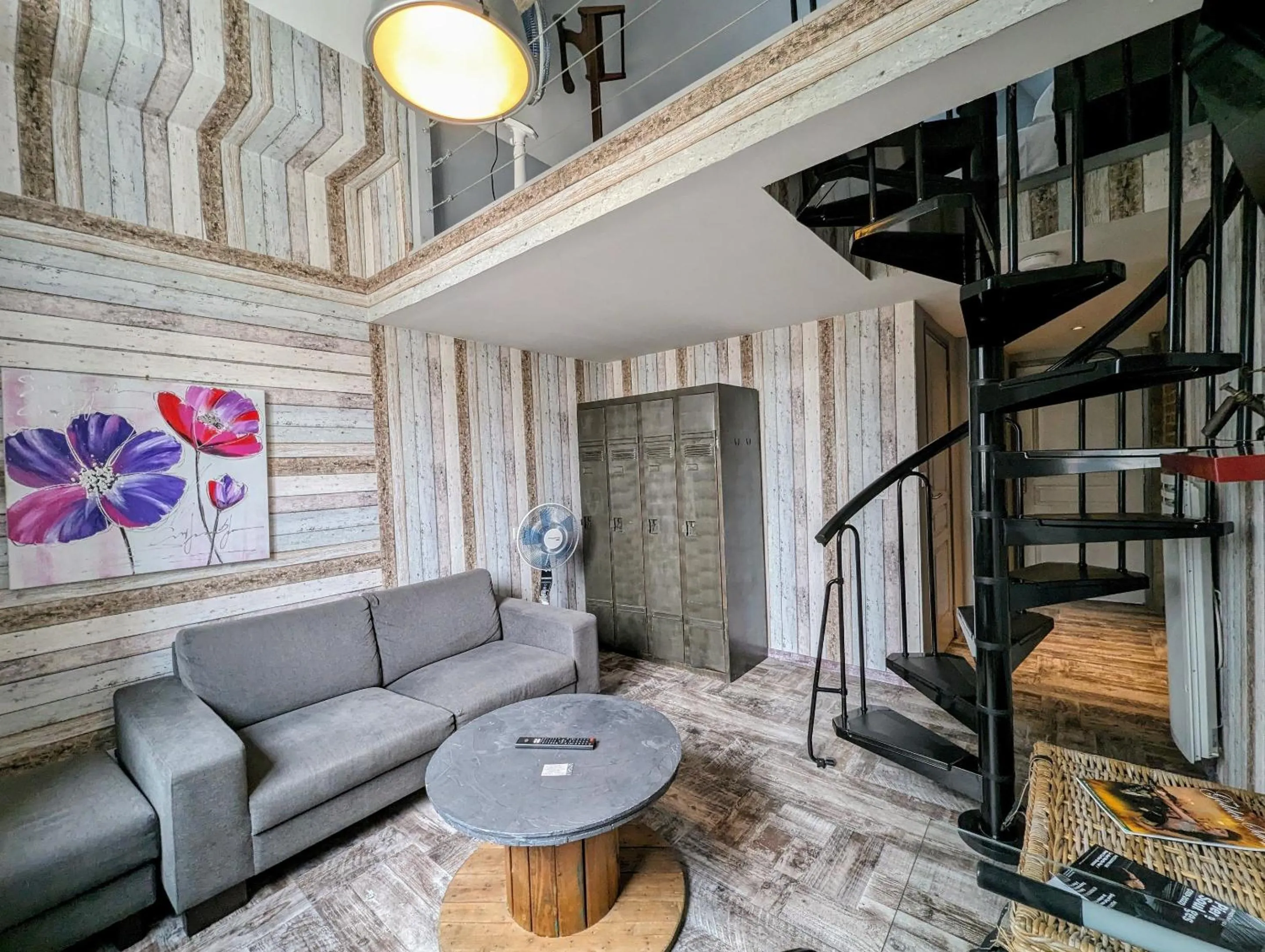 Living room in Chambres d'Hôtes La Filature