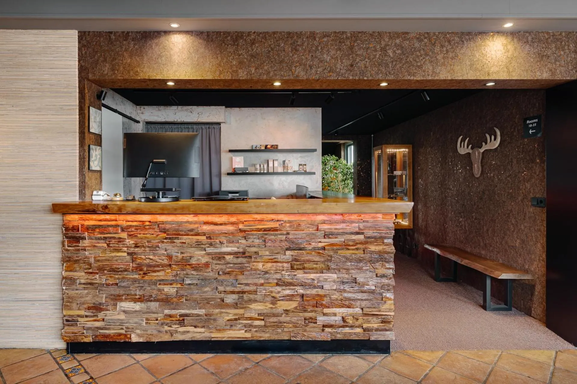 Lobby or reception in Hotel Kriunes