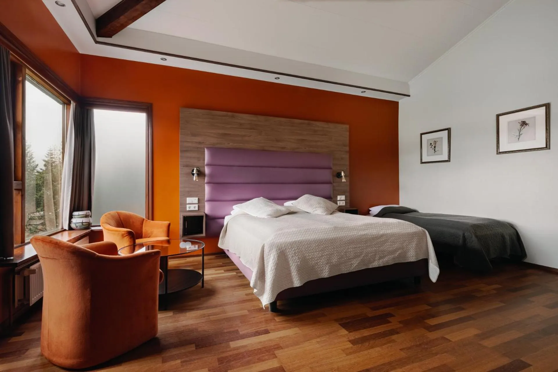 Bedroom, Bed in Hotel Kriunes