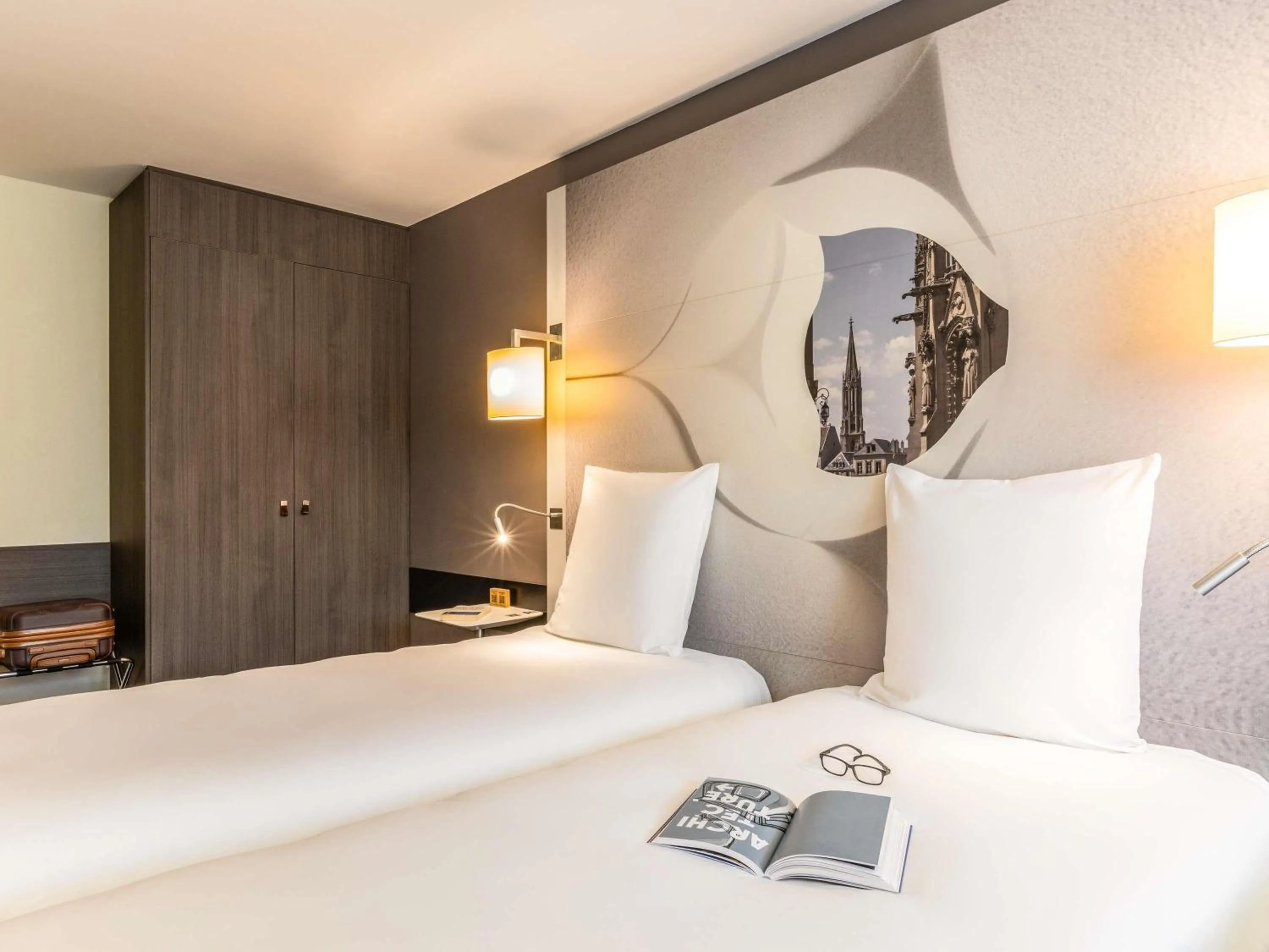 Bedroom, Bed in Mercure Metz Centre