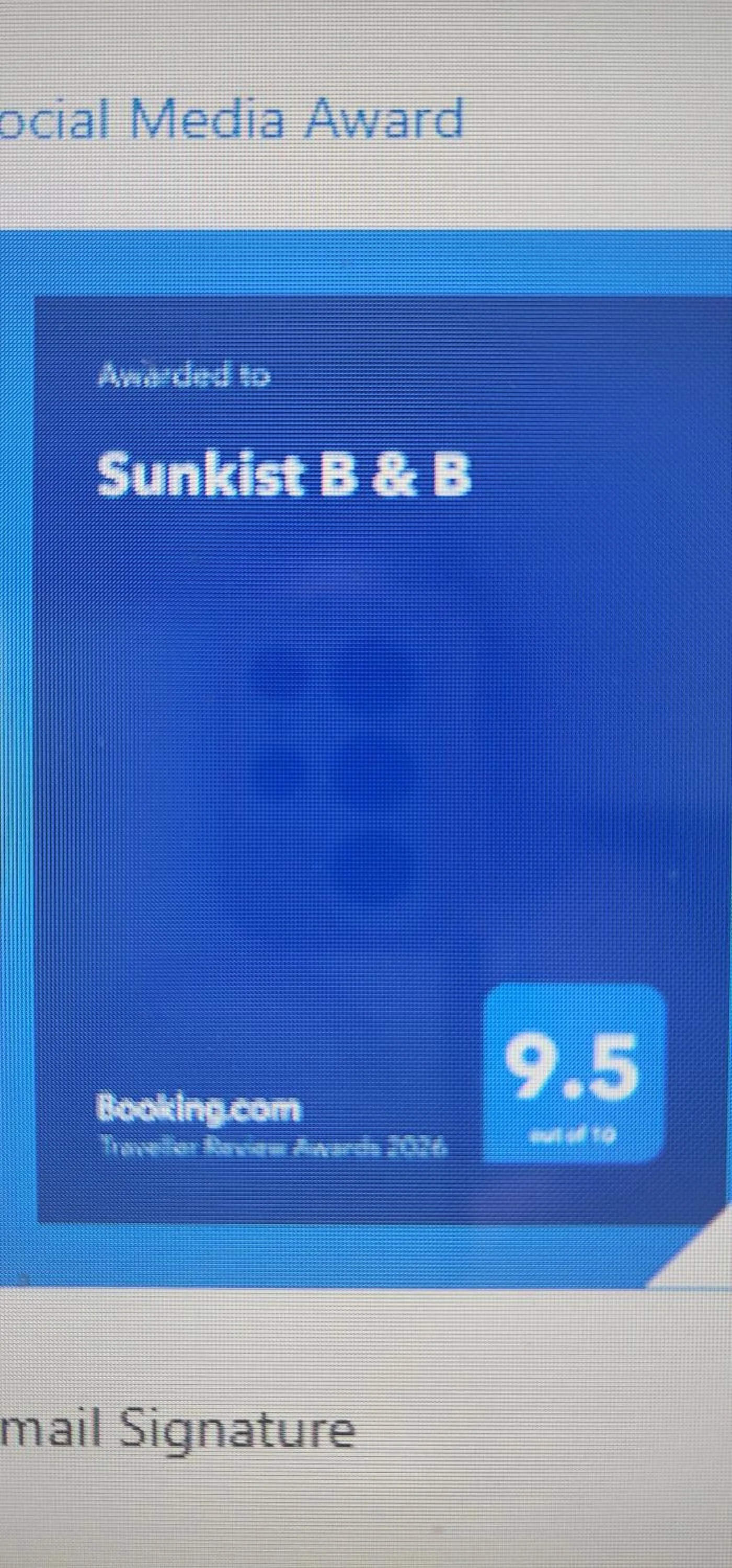 Sunkist B & B
