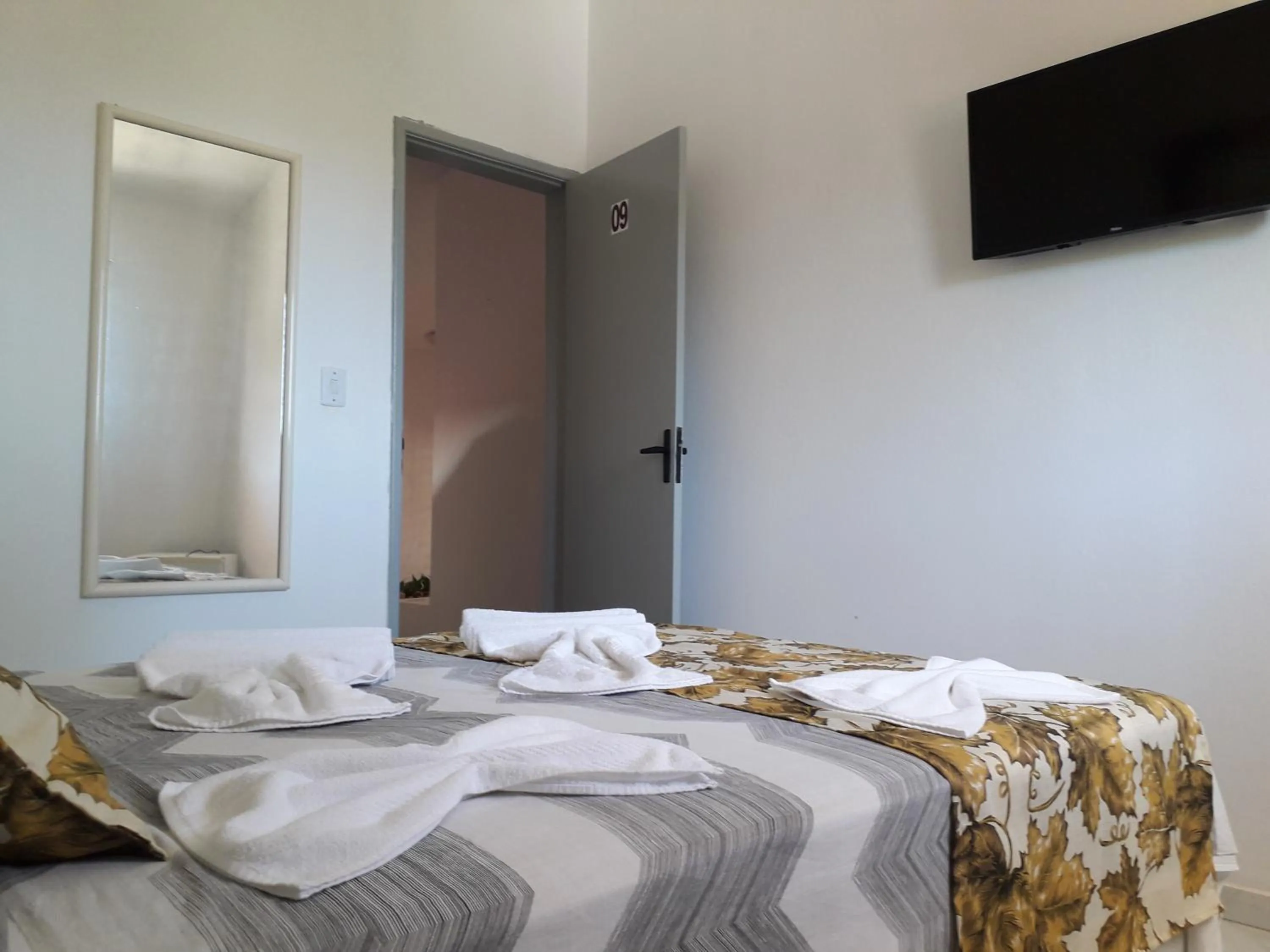 Bed in Pousada Recanto do Sol e Mar