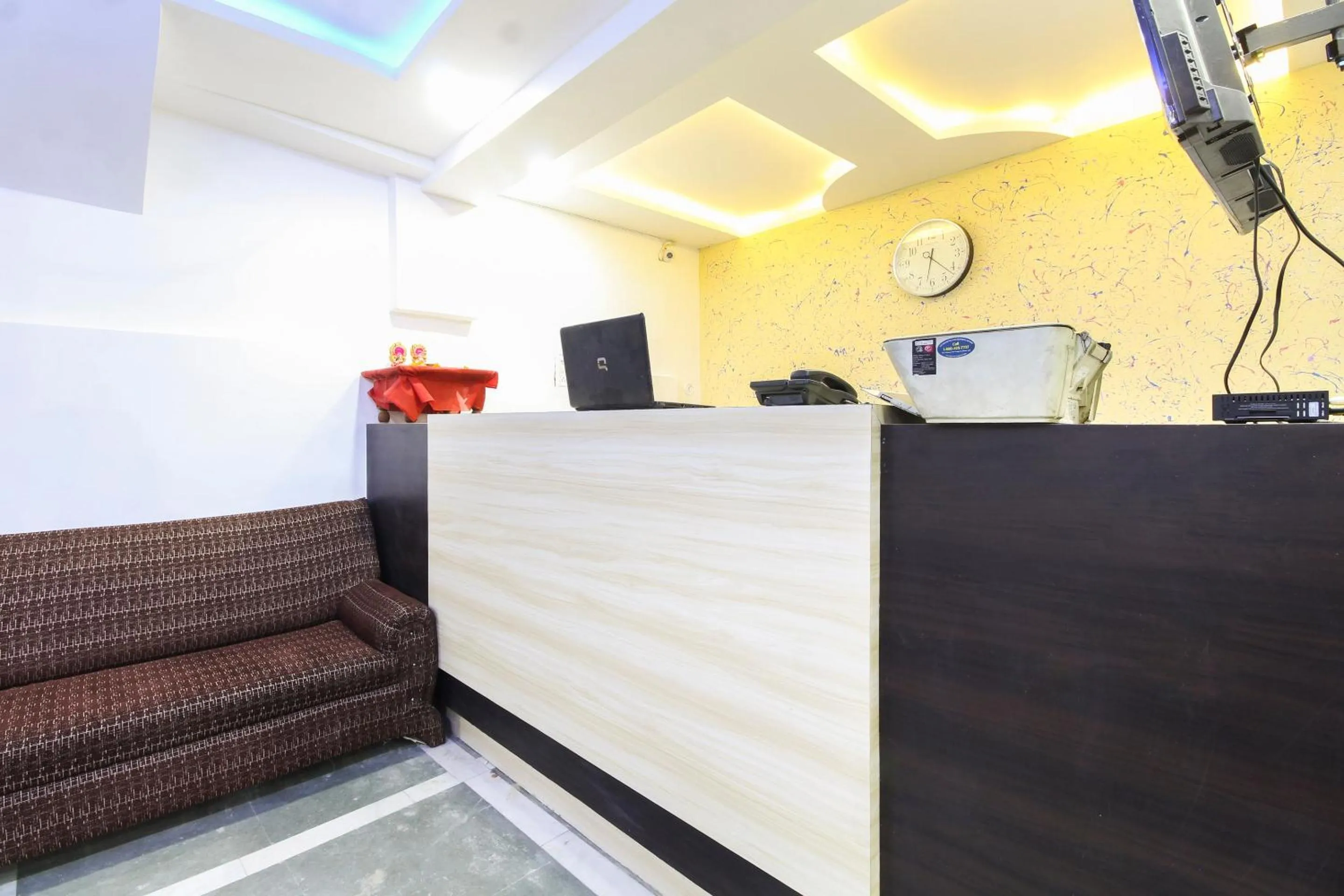 Lobby or reception in Taj 3 Star Hotel Agra Near Taj Mahal