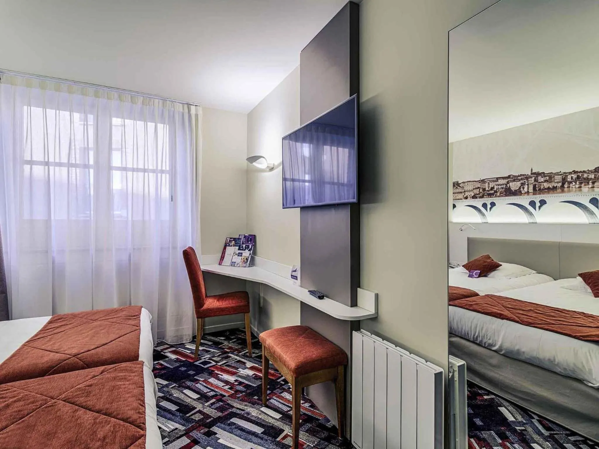 Bedroom, Bed in Mercure Albi Rives du Tarn