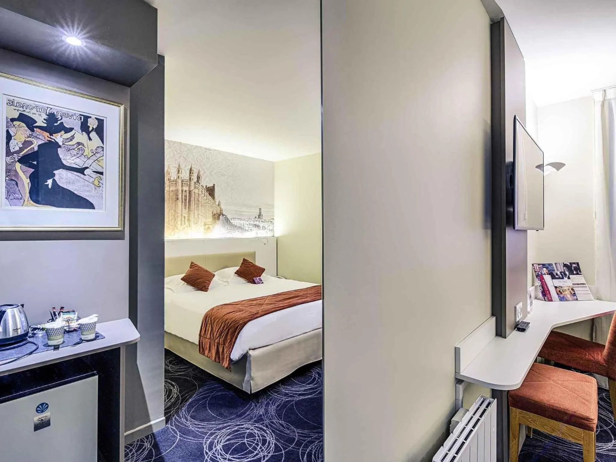 Bedroom, Bed in Mercure Albi Rives du Tarn