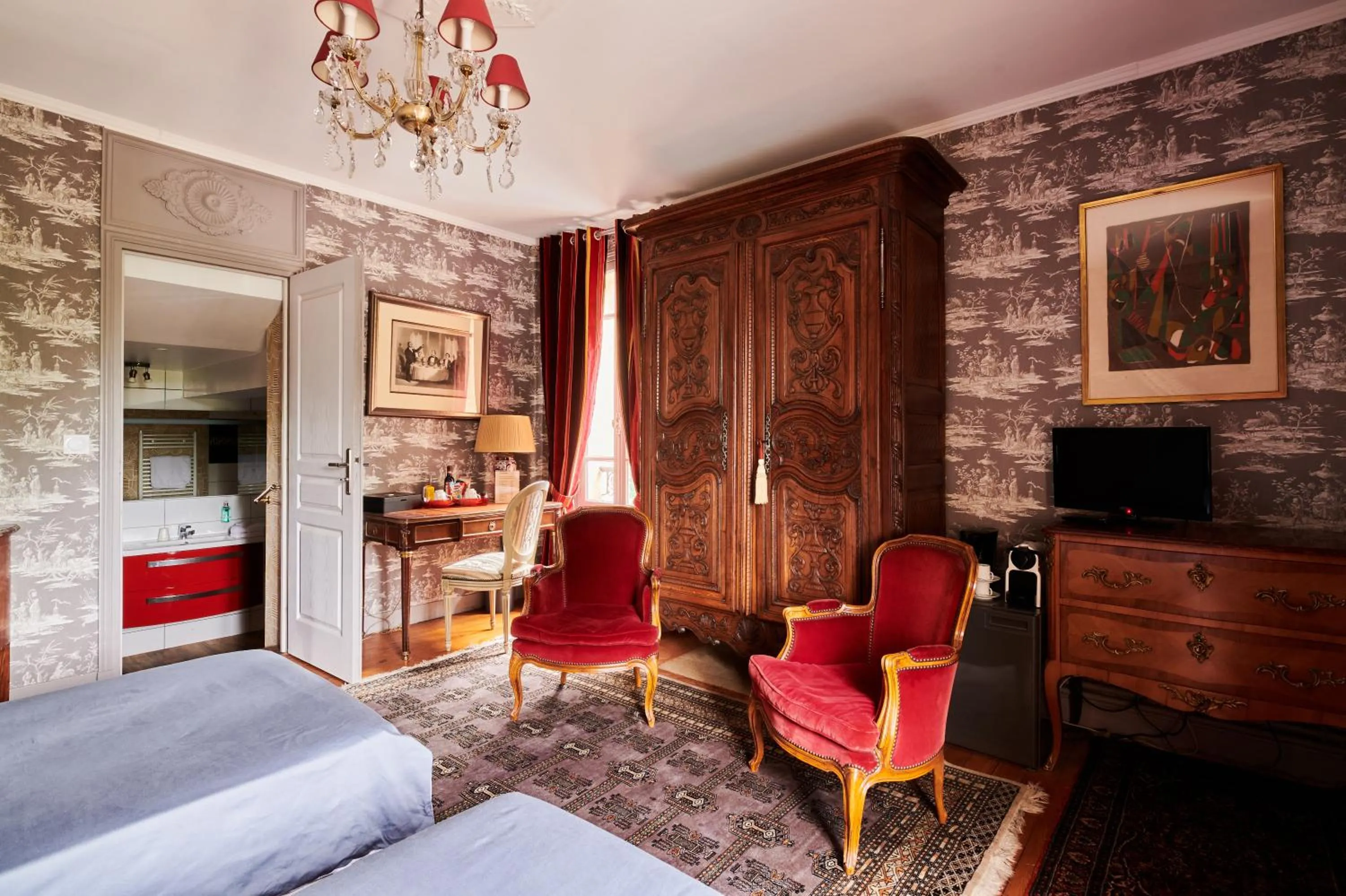 Bed in Manoir des Lions de Tourgéville