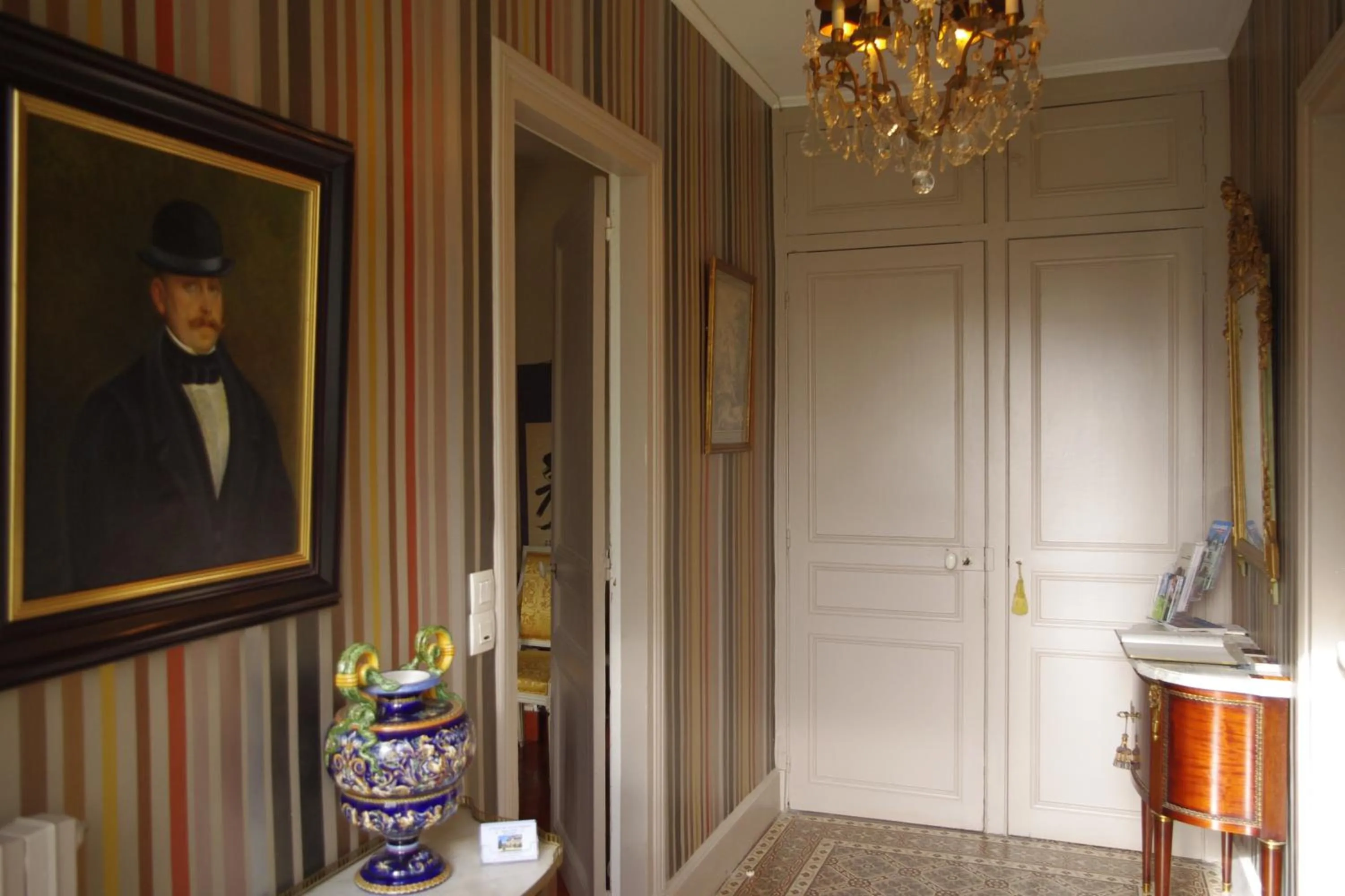 Lobby or reception in Manoir des Lions de Tourgéville