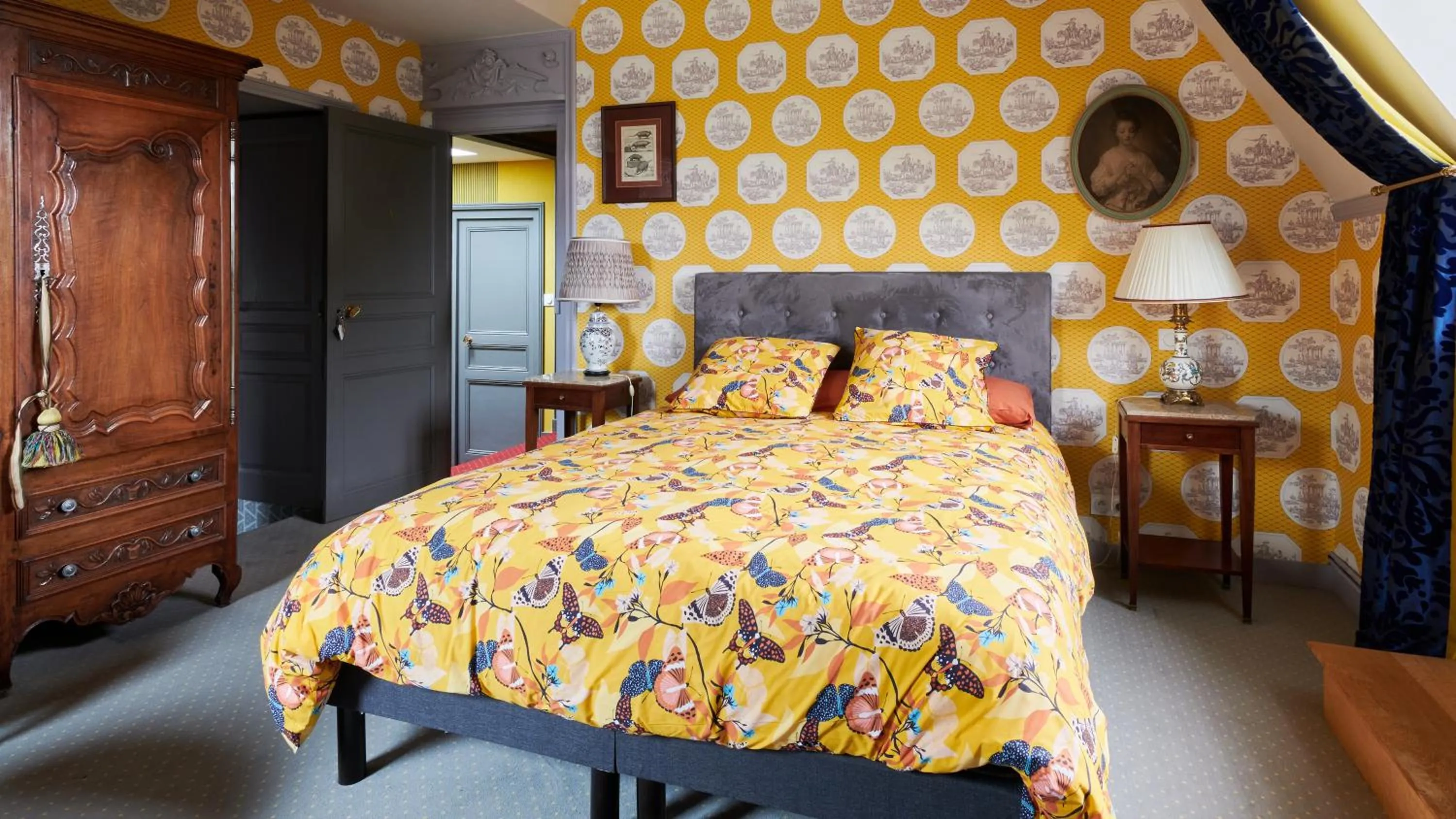 Bed in Manoir des Lions de Tourgéville