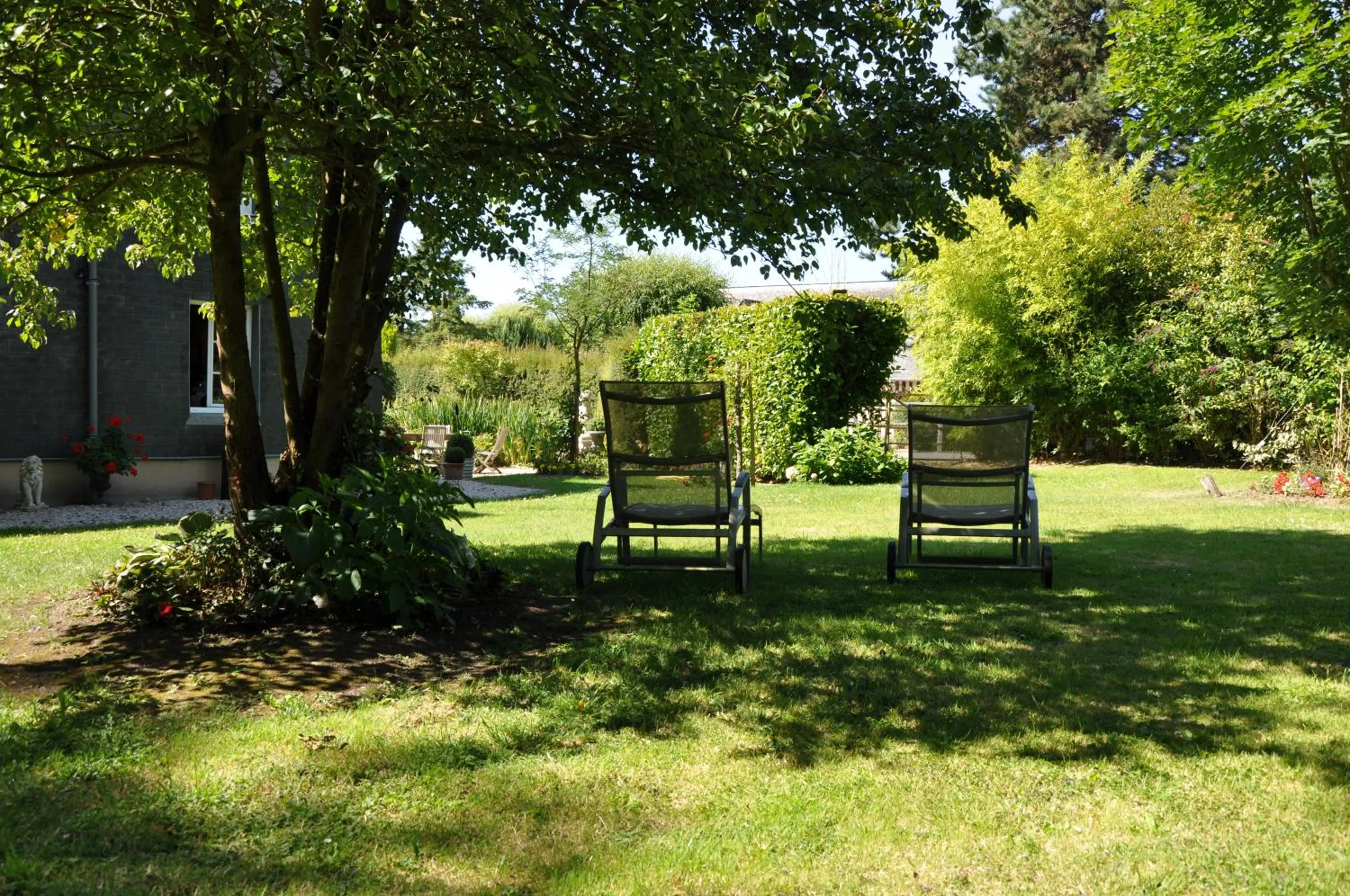 Garden in Manoir des Lions de Tourgéville