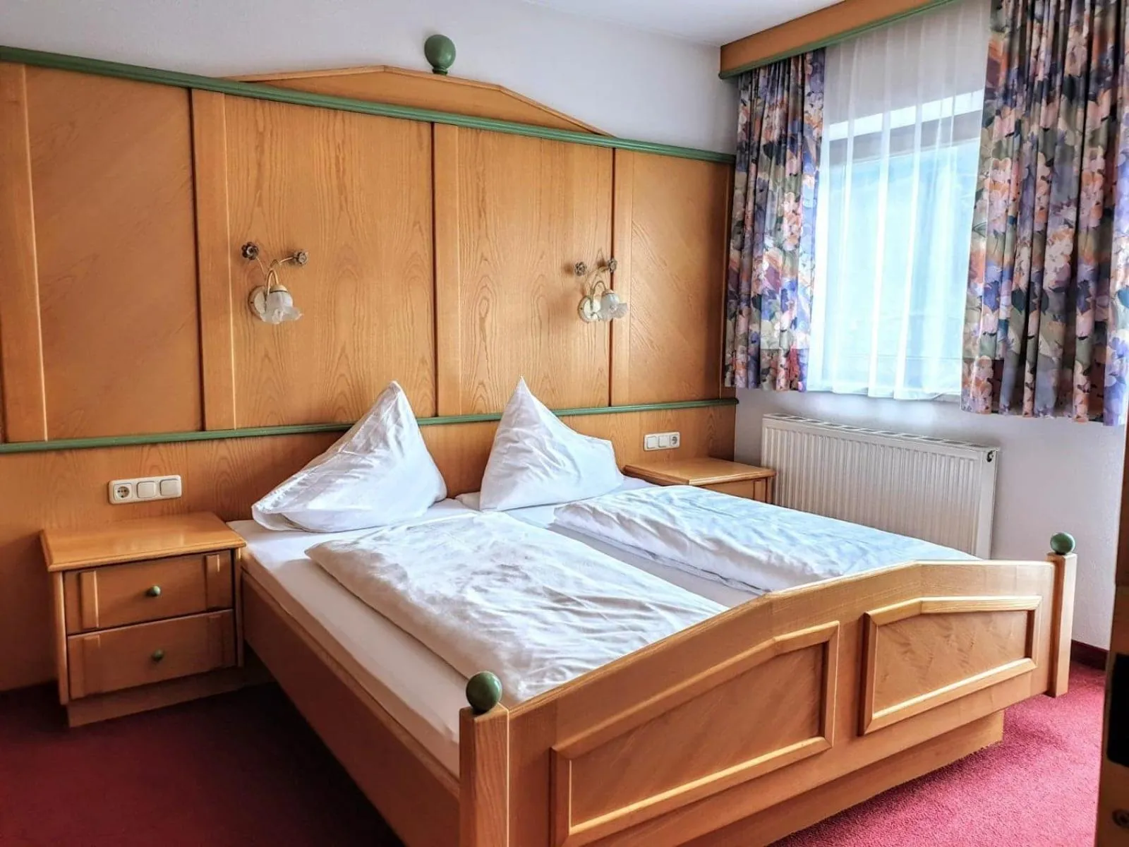 Bed in Alpen Appartements Lärchenhof