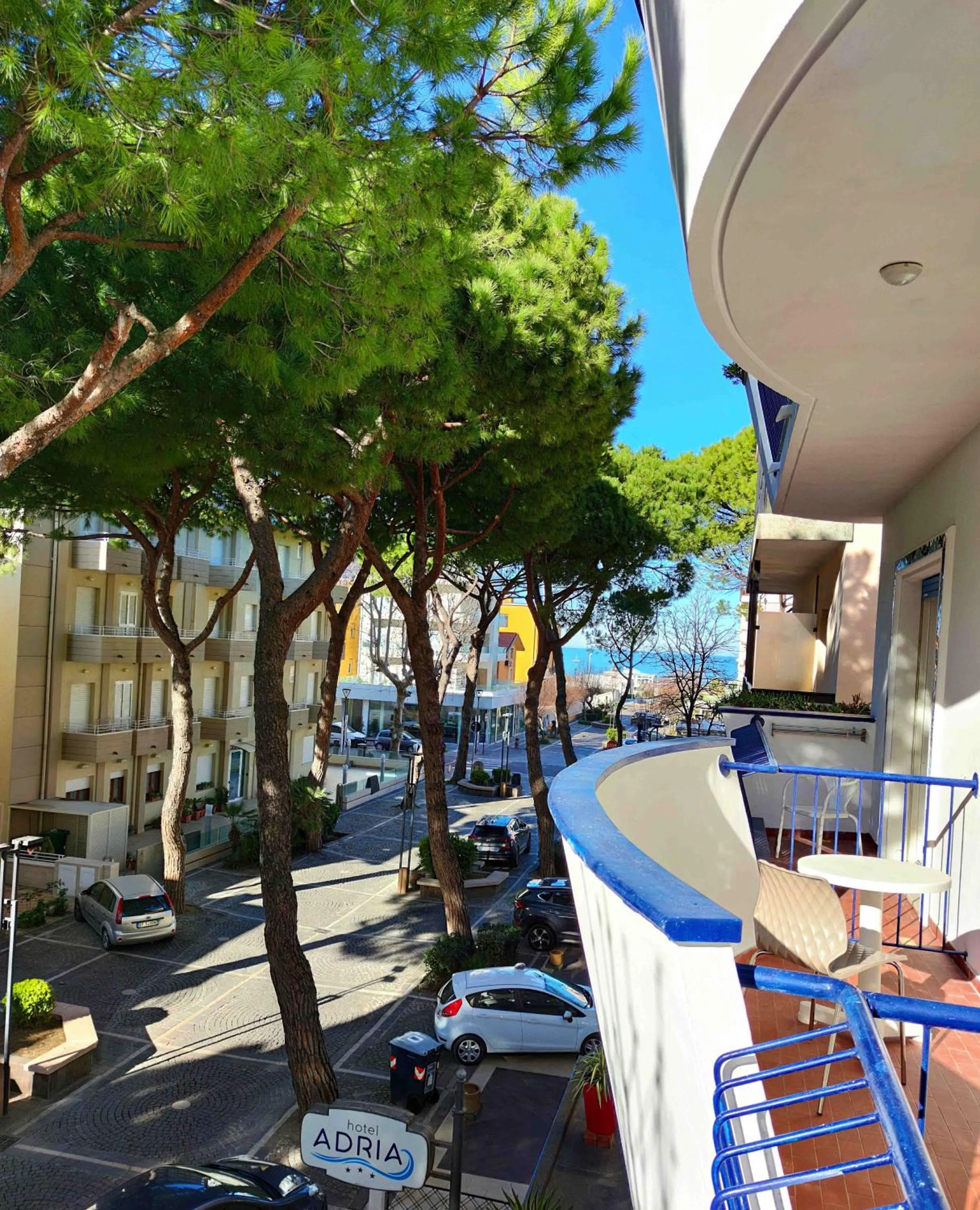 Balcony/Terrace in Hotel Adria B&B - Colazione fino alle 12