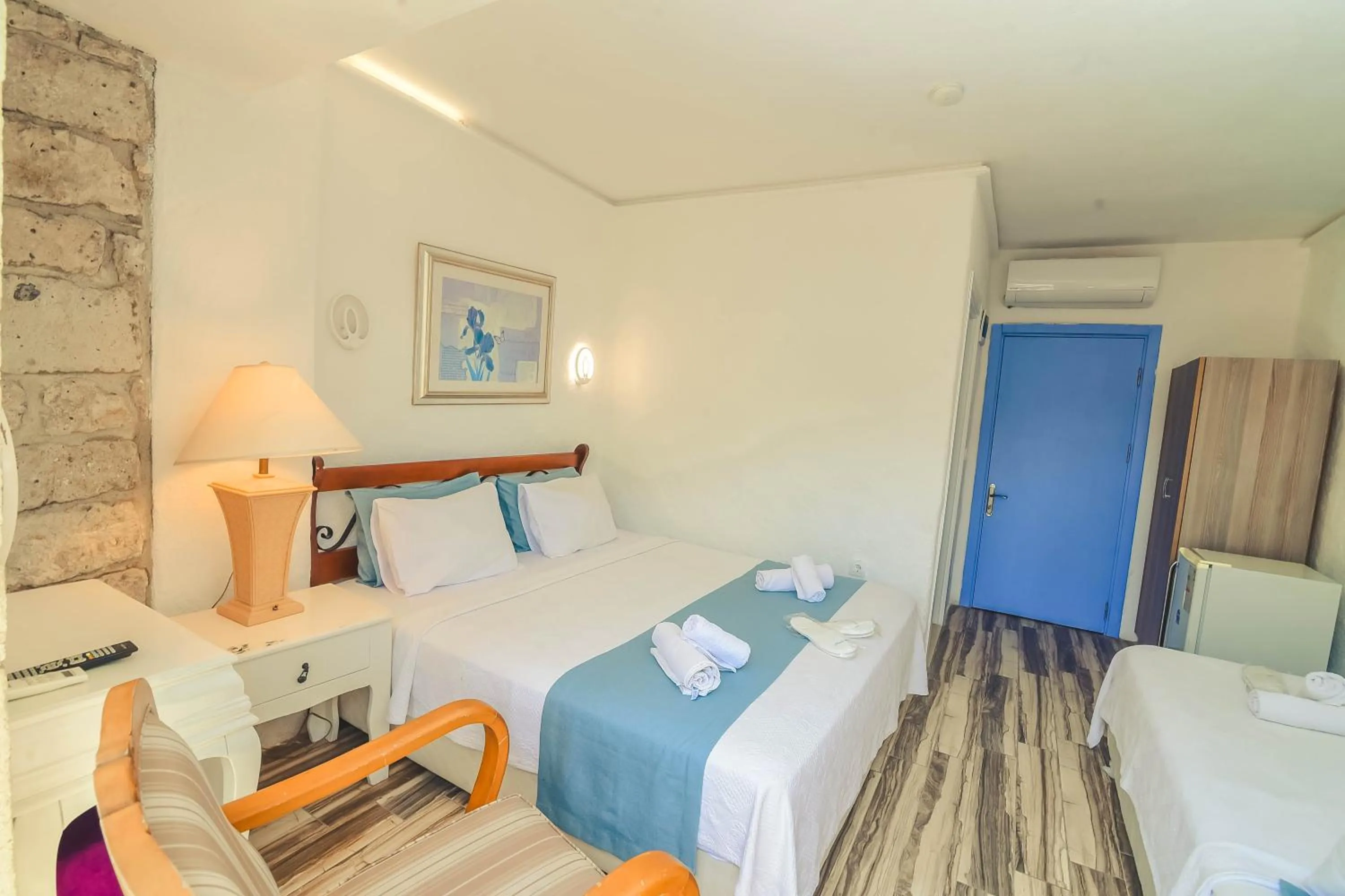 Bed in Alacati Asmali Konak Hotel