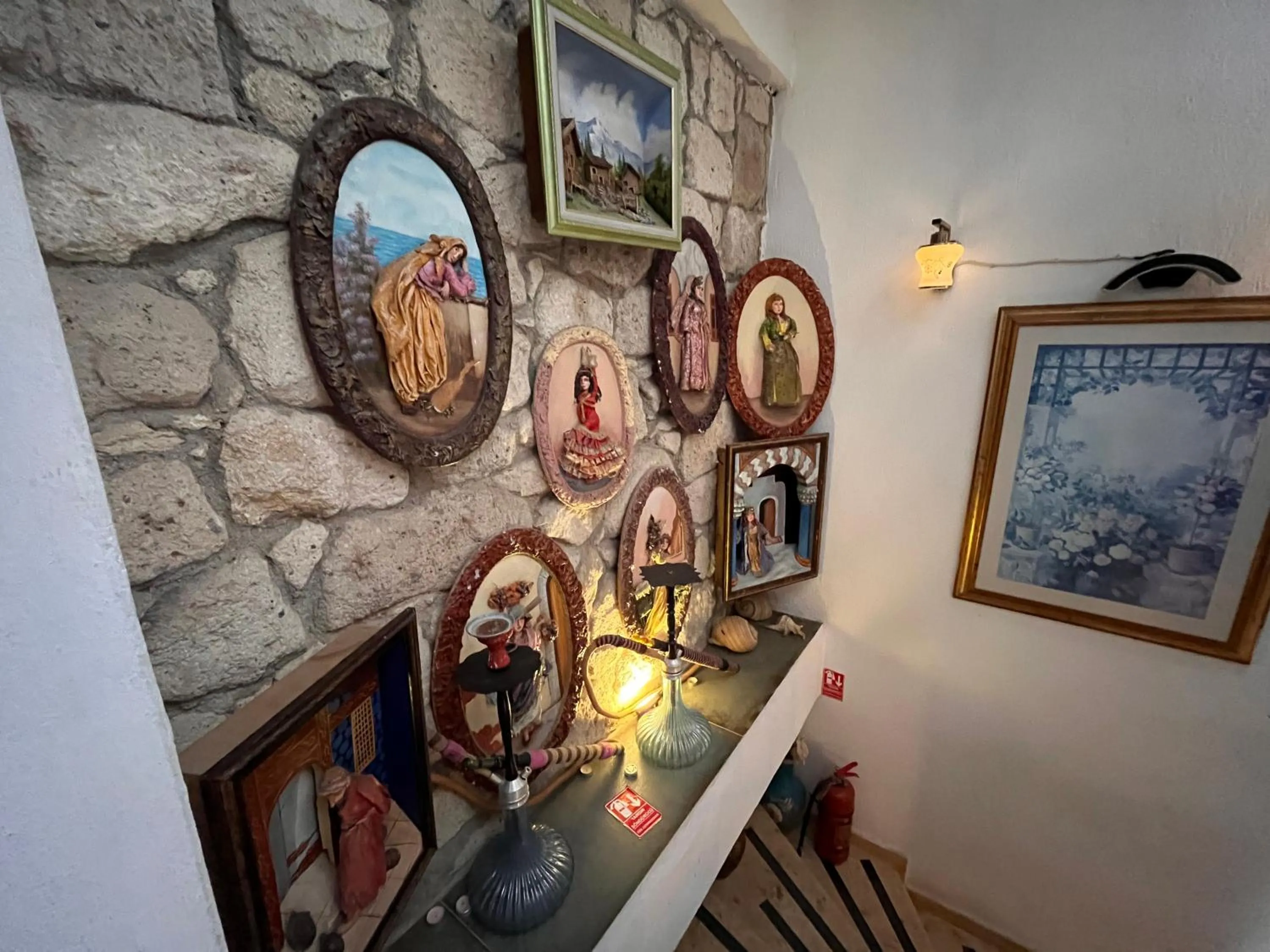 Decorative detail in Alacati Asmali Konak Hotel