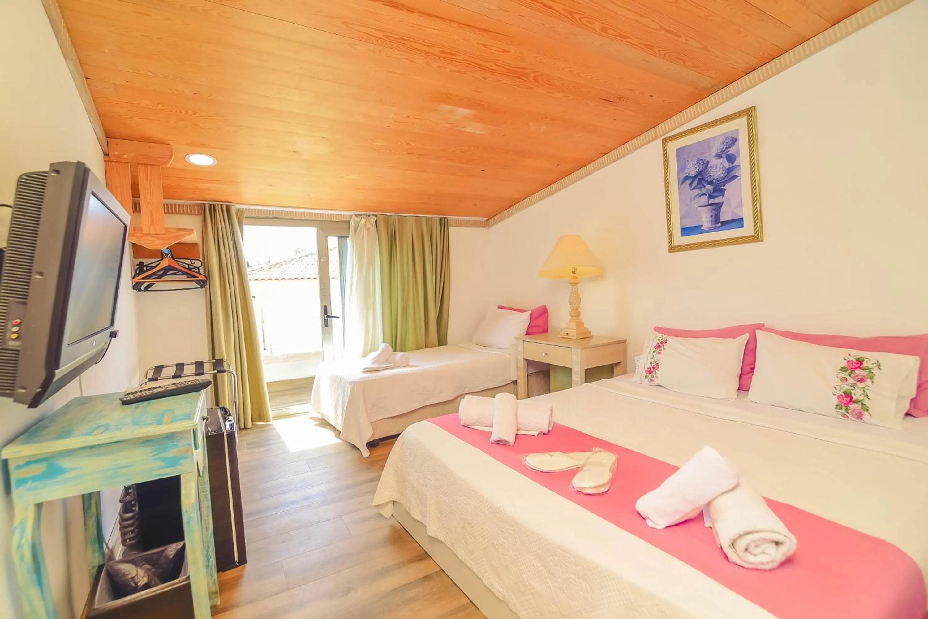 Bed in Alacati Asmali Konak Hotel