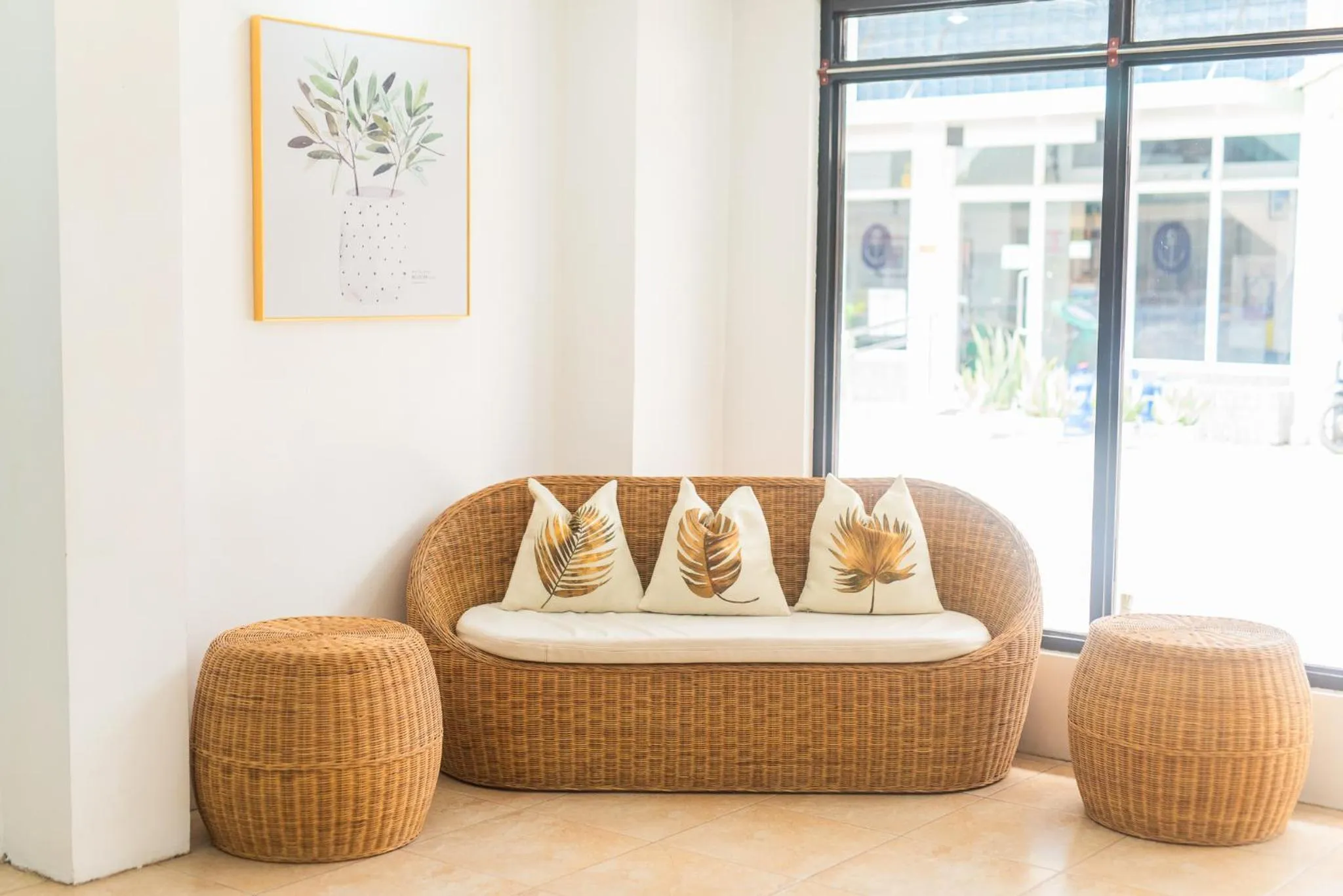 Seating area in C Hotel Managed by H Hospitality Group