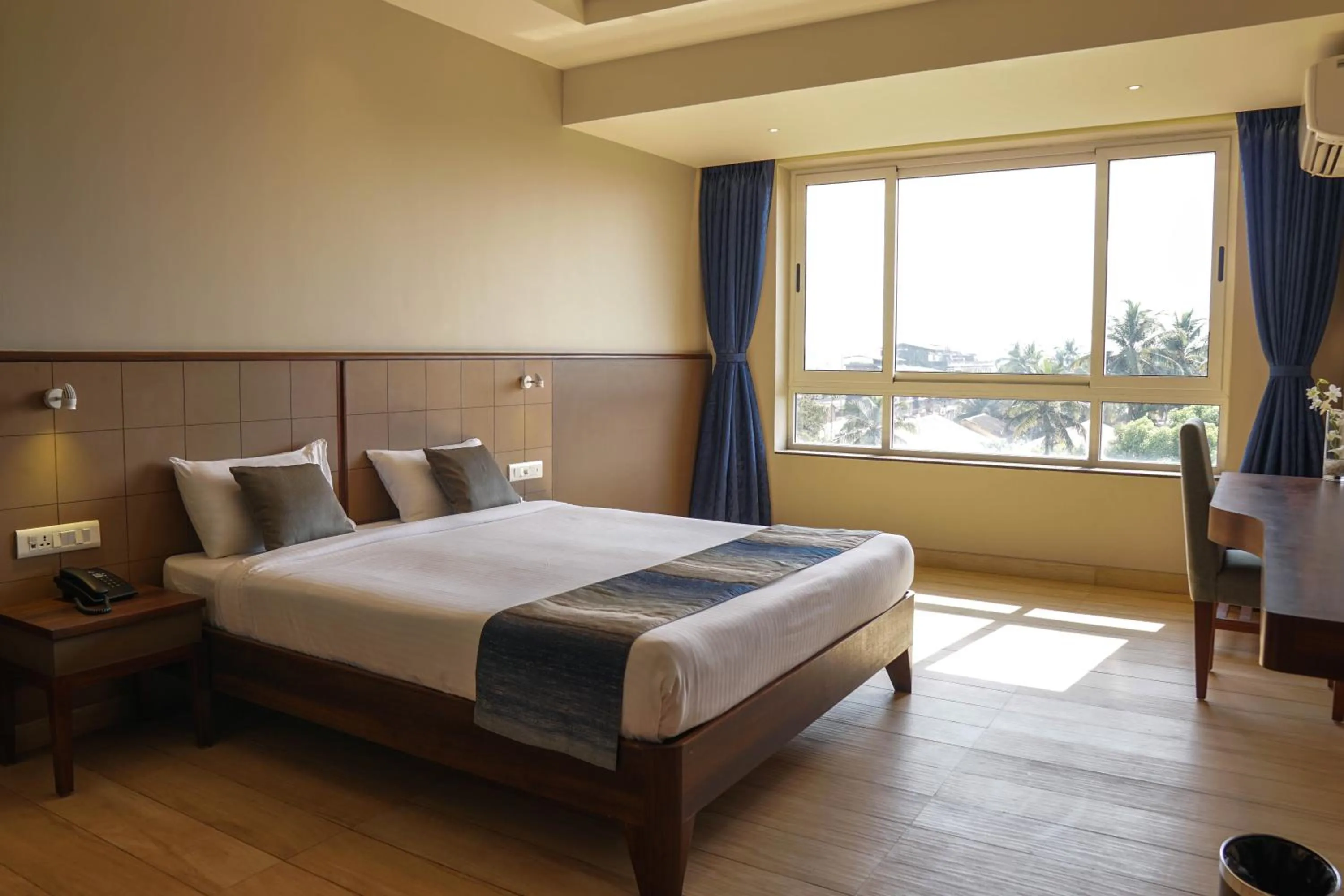 View (from property/room), Bed in Cosmique Clarks Inn Suites Goa