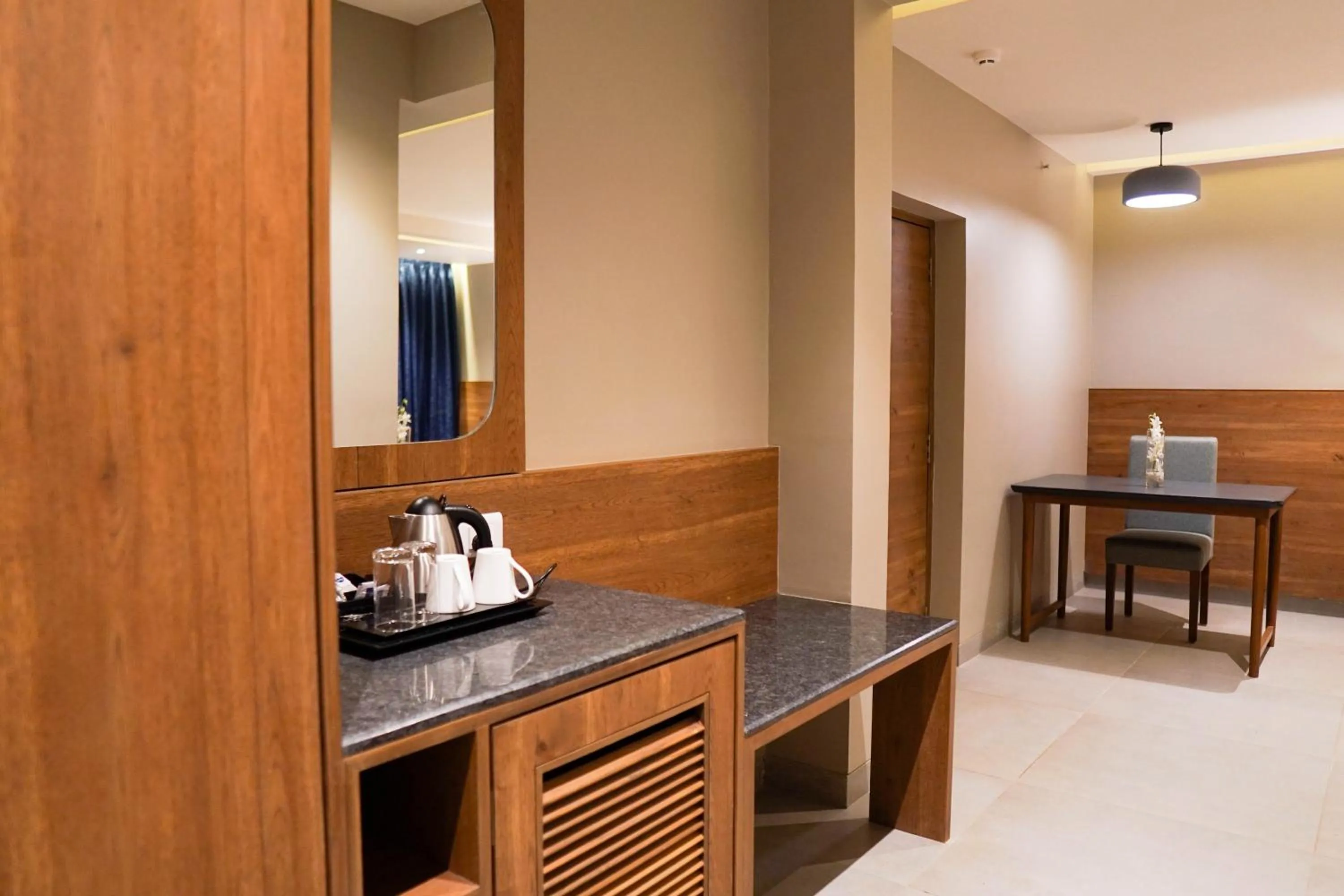 Decorative detail in Cosmique Clarks Inn Suites Goa