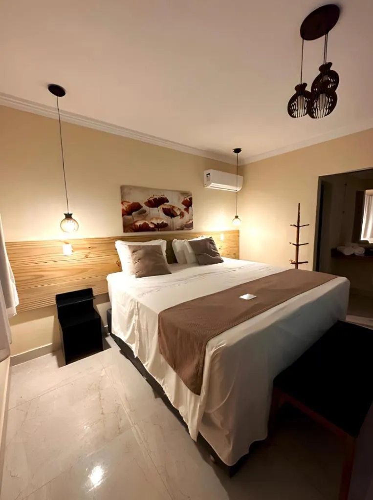 Bed in Hotel Pousada Villa Zena - Frente ao Mar - Pé na areia