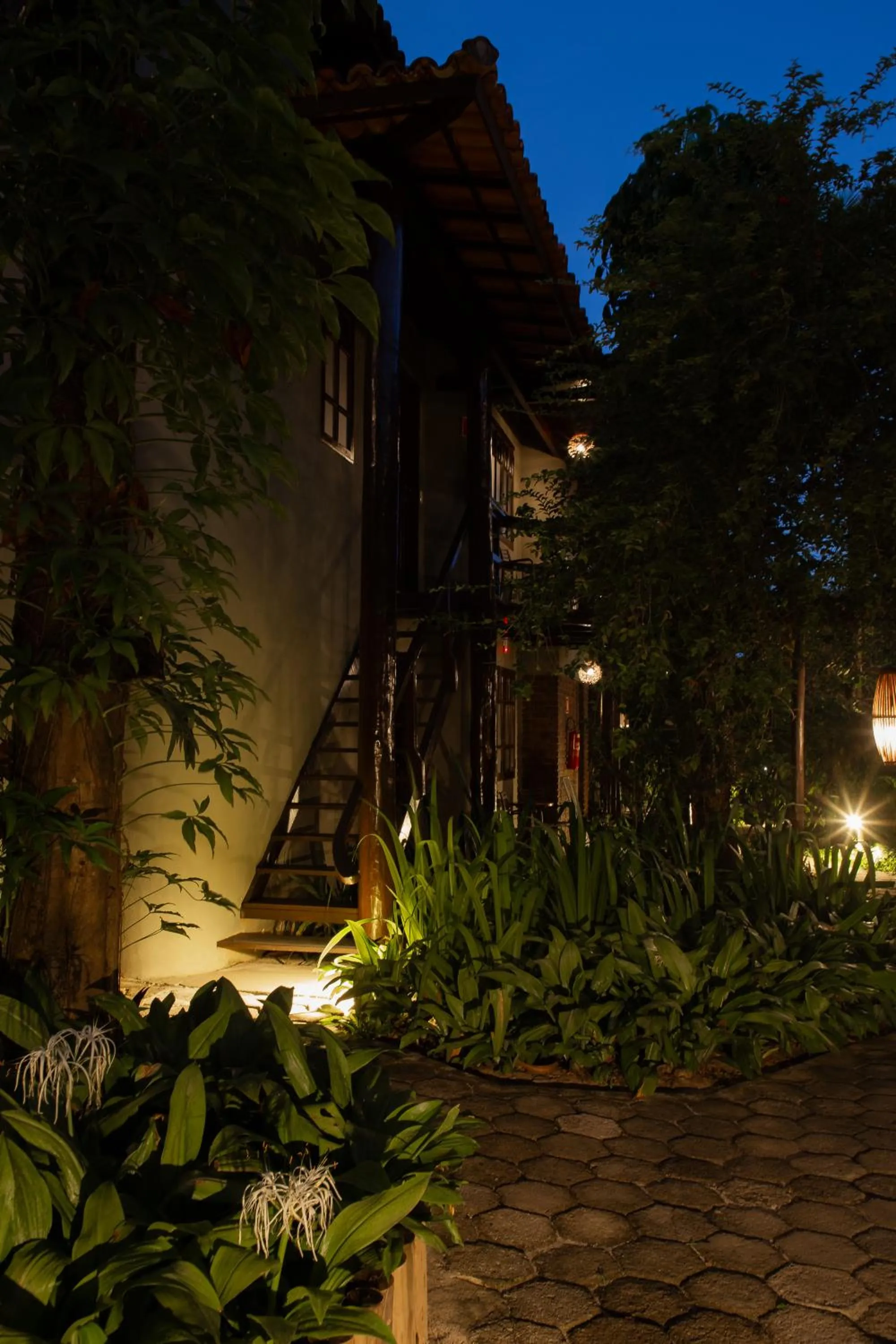 Garden in Hotel Pousada Villa Zena - Frente ao Mar - Pé na areia