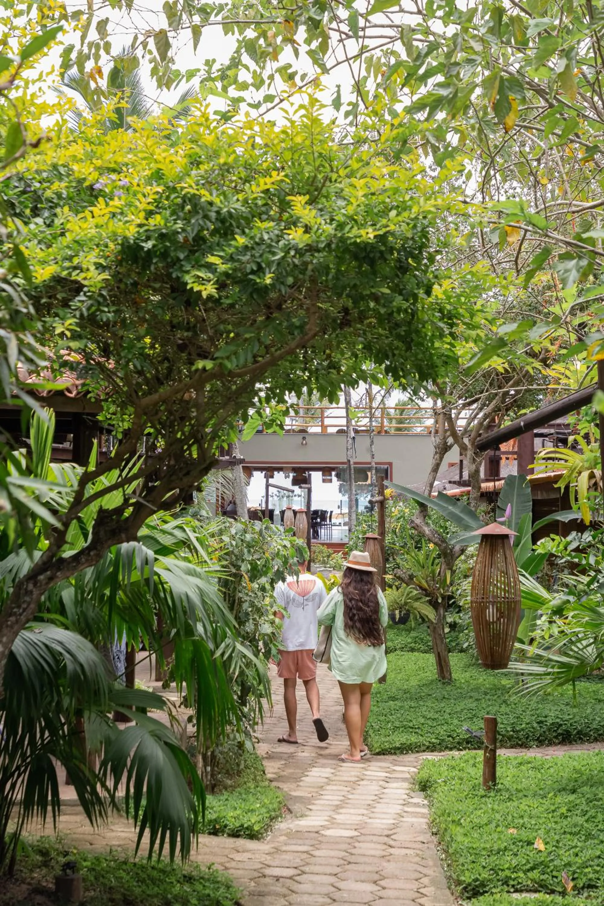 Garden in Hotel Pousada Villa Zena - Frente ao Mar - Pé na areia