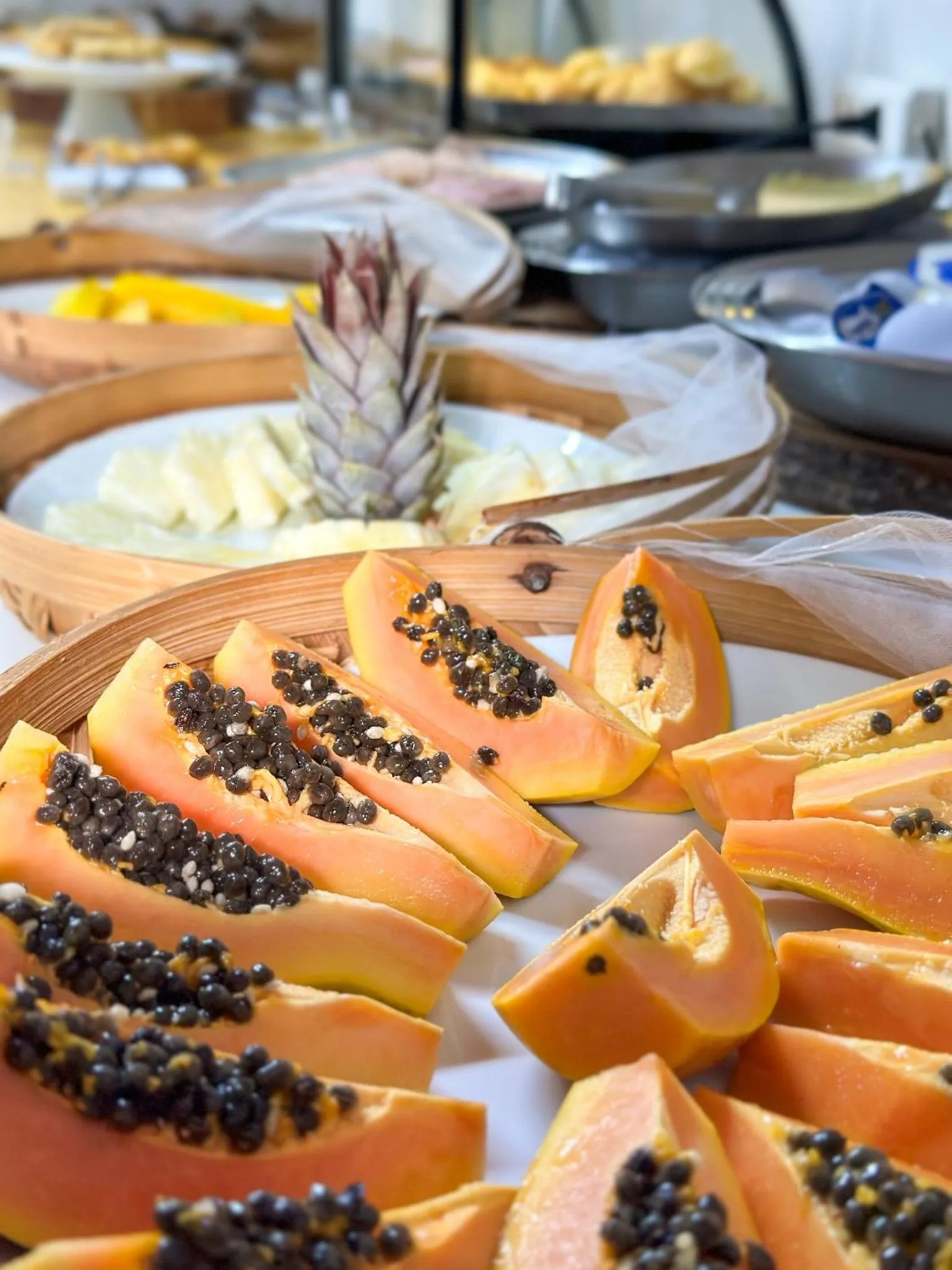 Buffet breakfast in Hotel Pousada Villa Zena - Frente ao Mar - Pé na areia