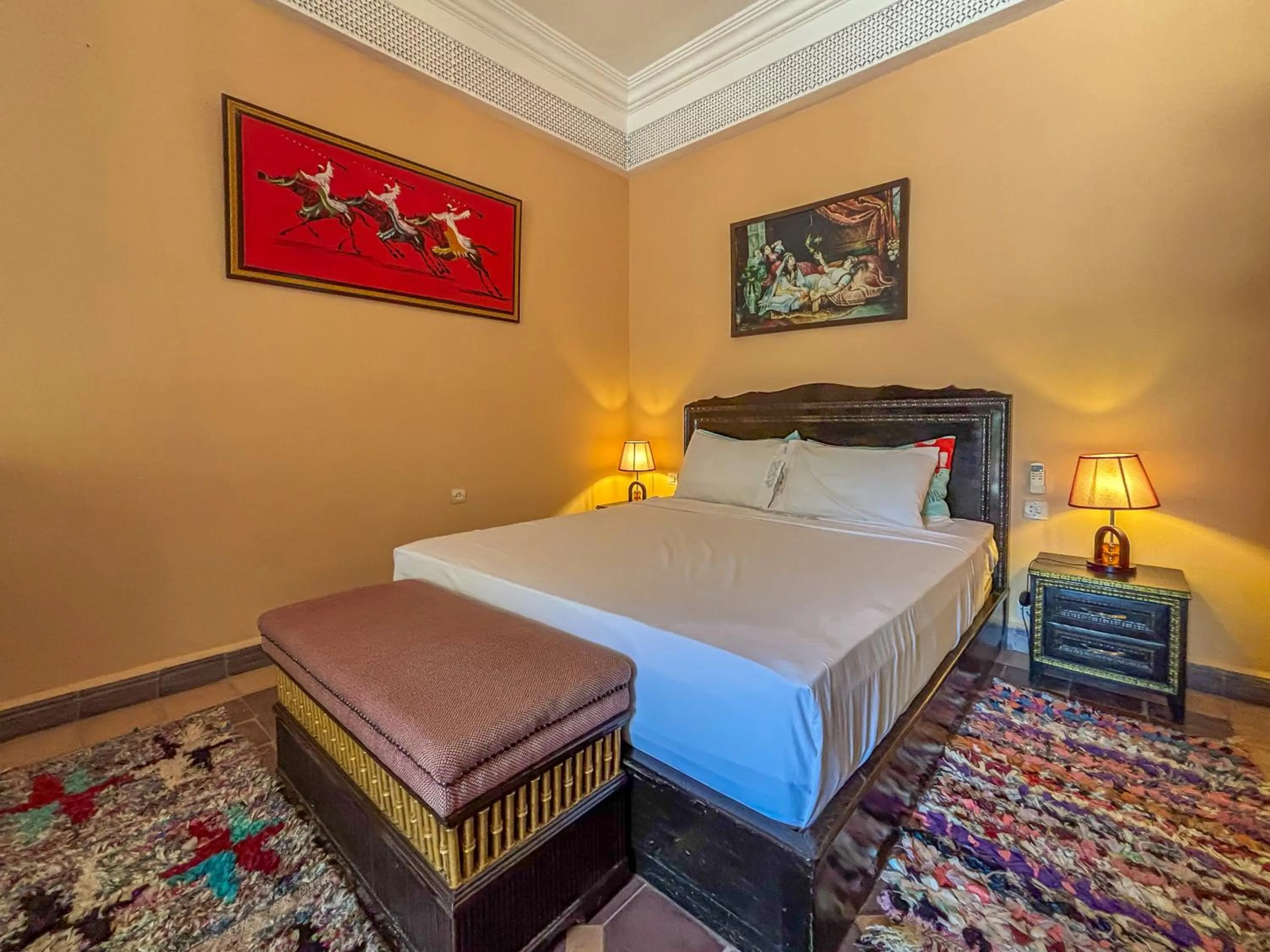 Bed in Le Bleu House