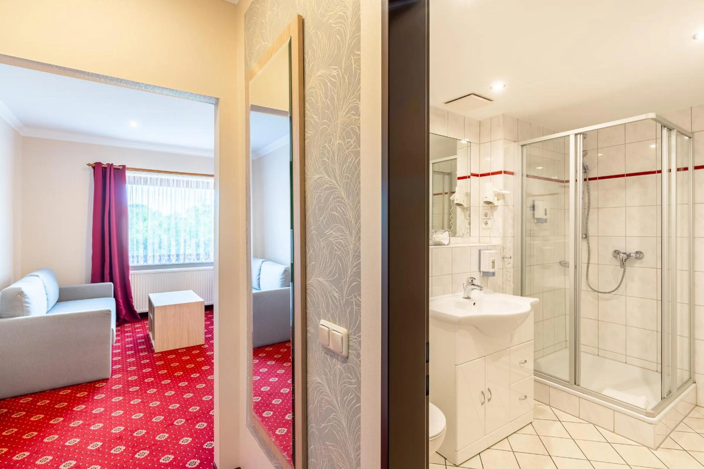 Shower in Hotel am Gothensee