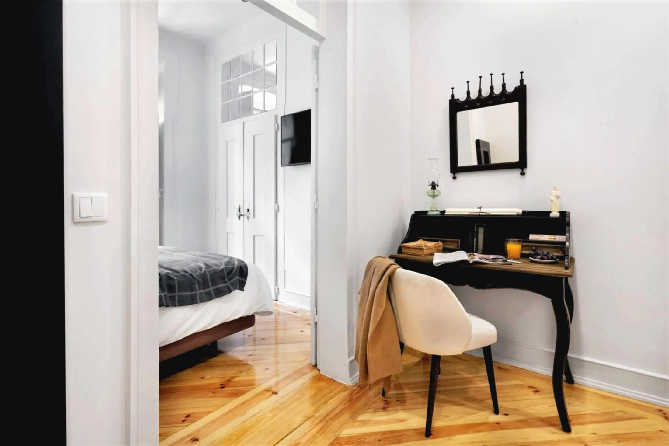 TV and multimedia, Bed in LeL Madalena GuestHouse