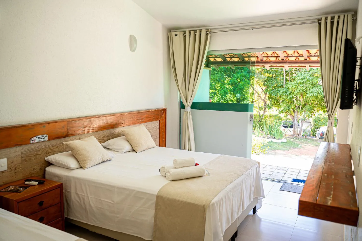 Bed in Pousada do Rio Turvo