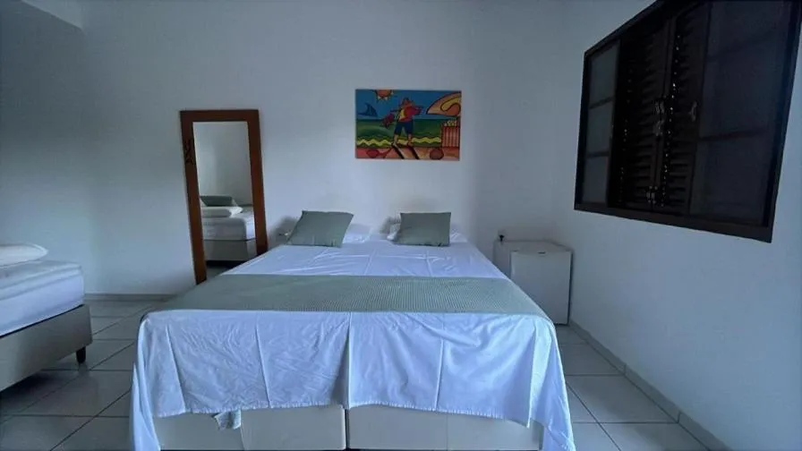 Bed in Pousada do Rio Turvo