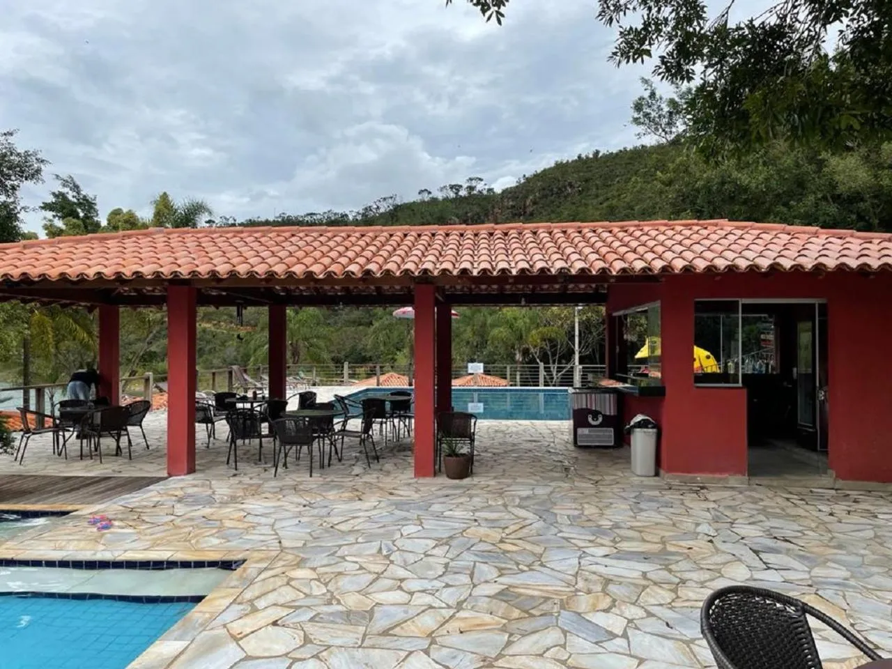 Lounge or bar in Pousada do Rio Turvo