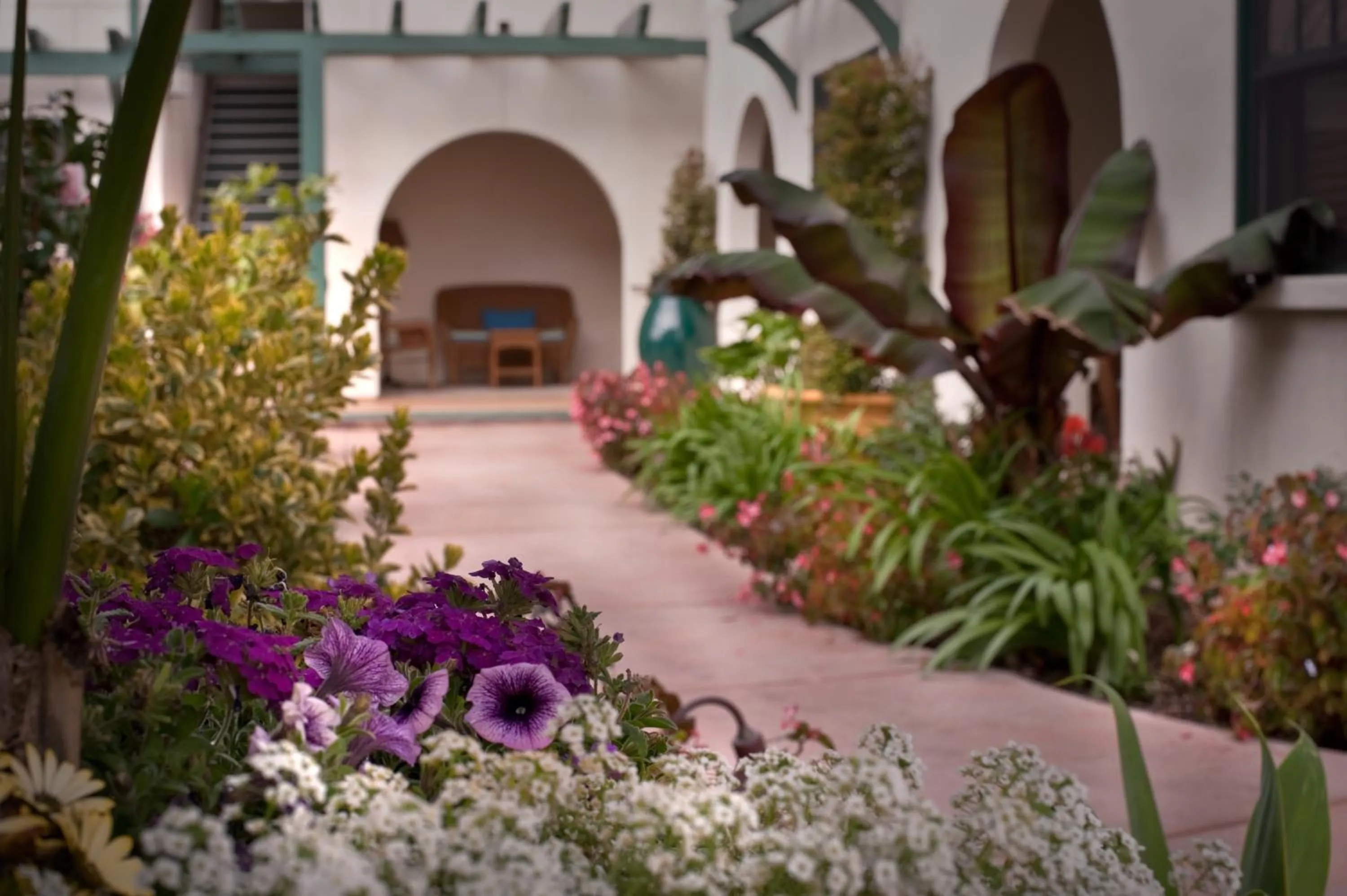 Facade/entrance in 1906 Lodge
