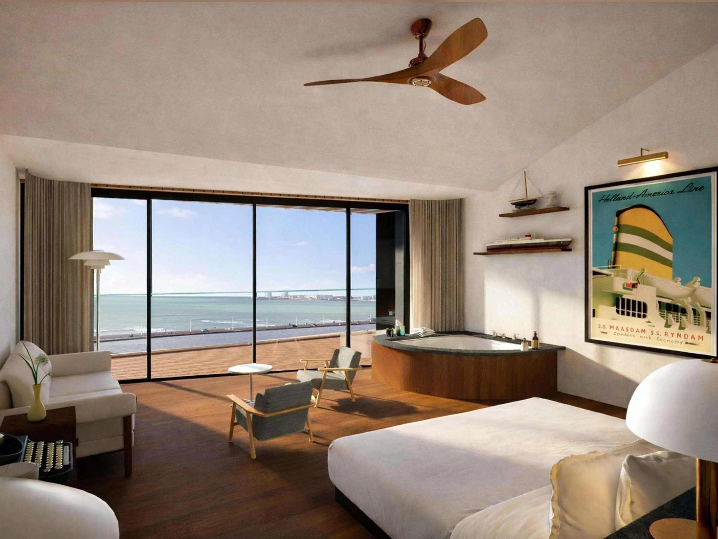 Bedroom in Côte Ouest Thalasso & Spa Les Sables d'Olonne - MGallery Collection