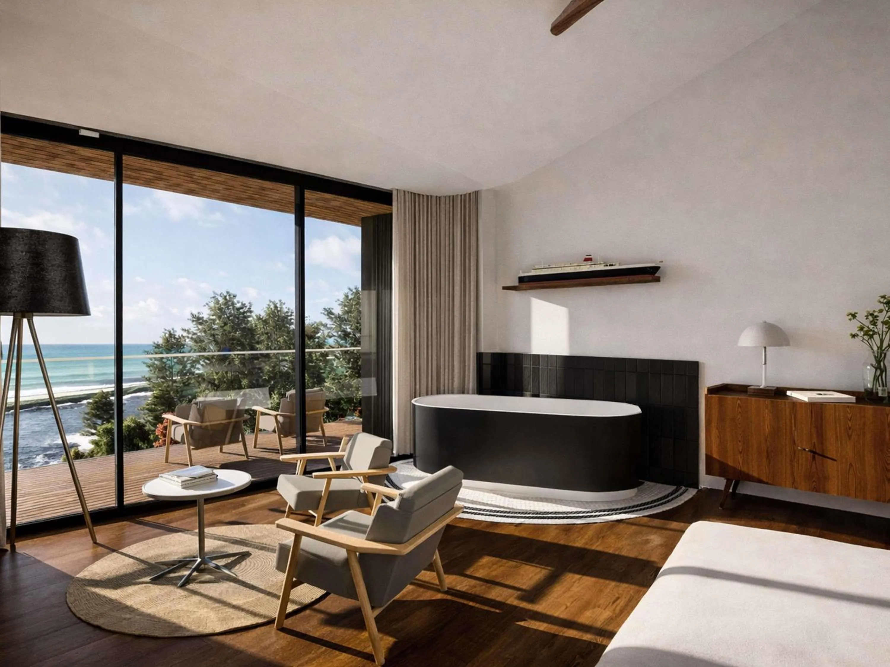 Bedroom, Bed in Côte Ouest Thalasso & Spa Les Sables d'Olonne - MGallery Collection