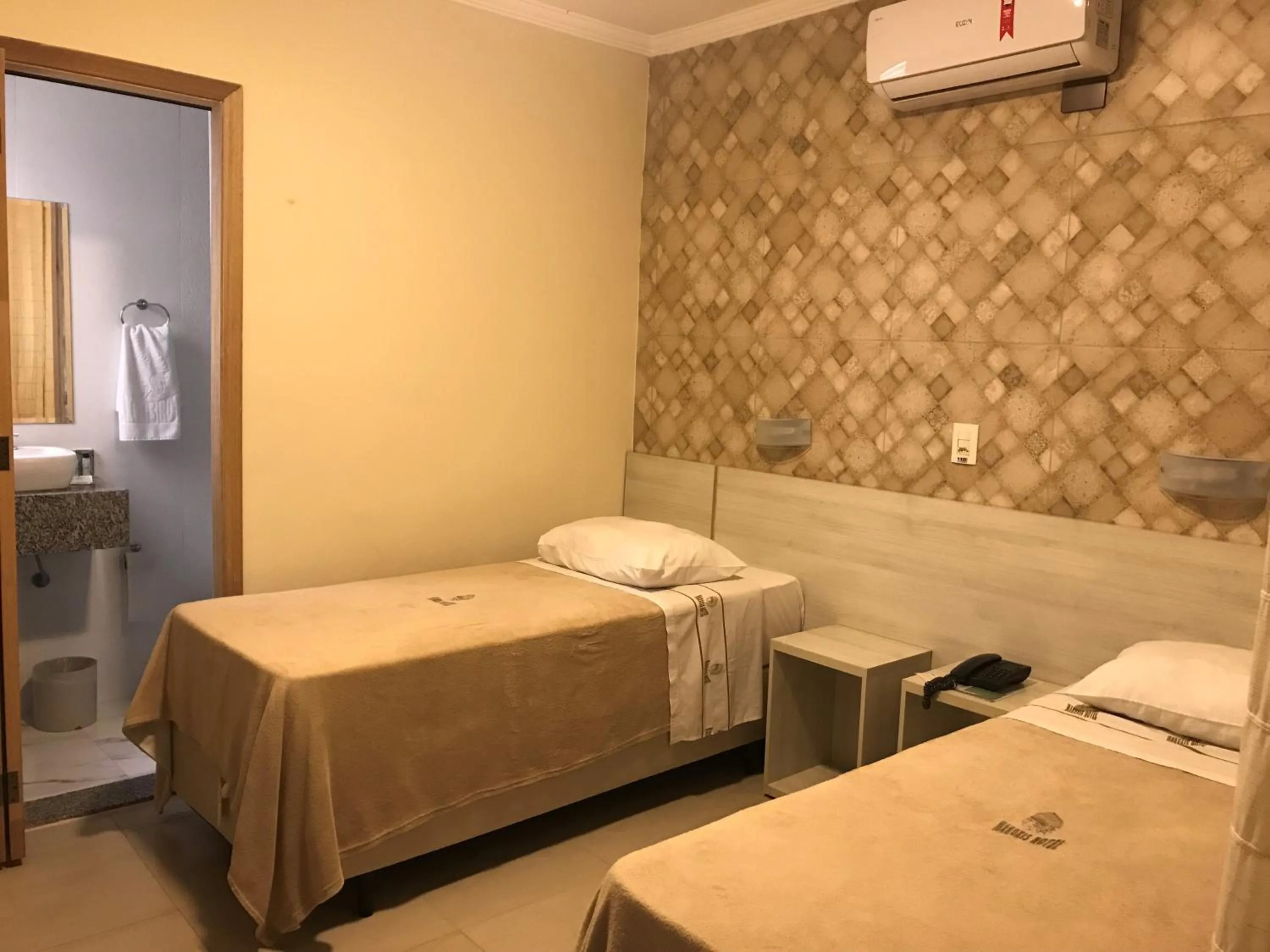 Bedroom, Bed in Hotel Makuxis - Brigadeiro