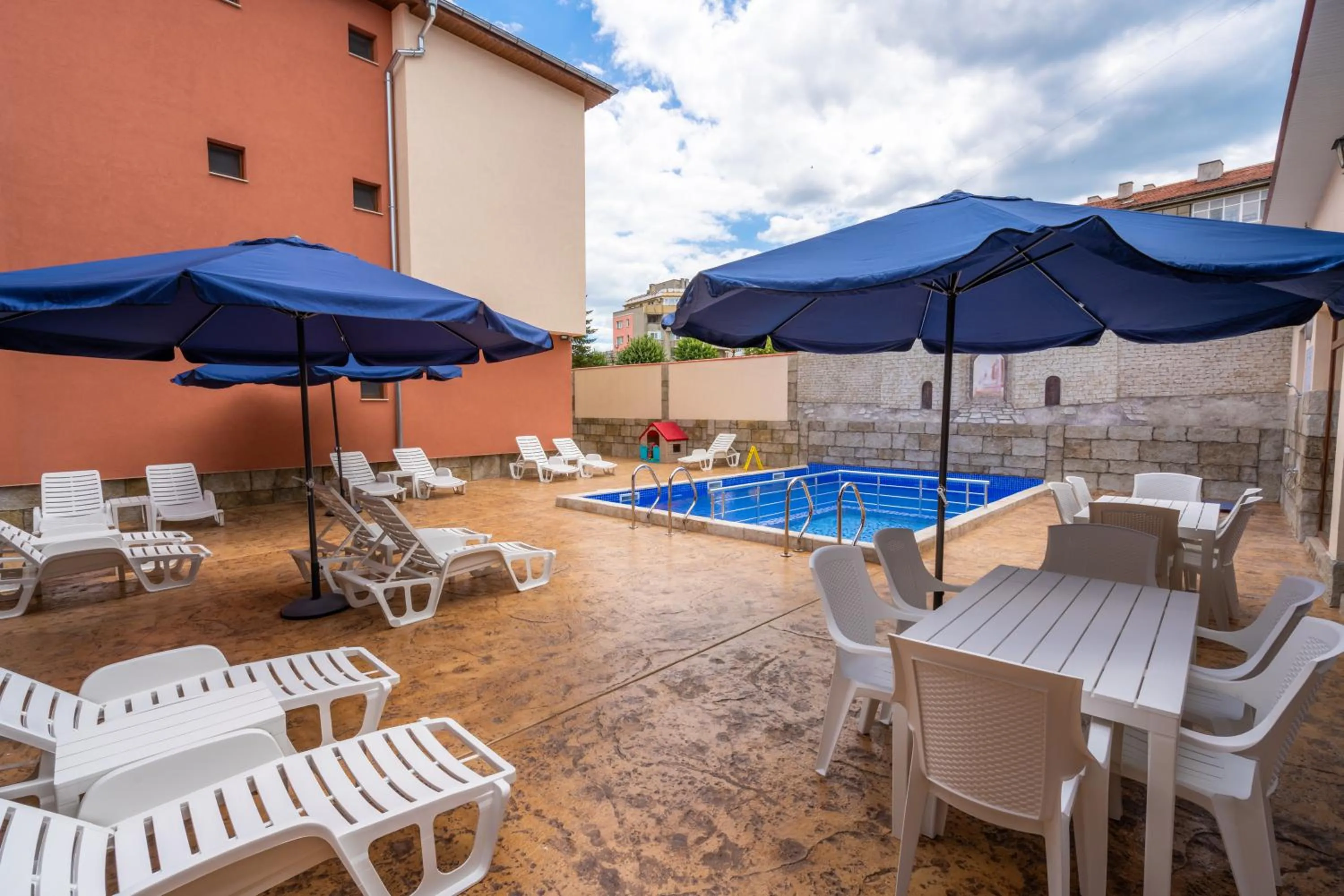 Patio in Family Hotel Preslav