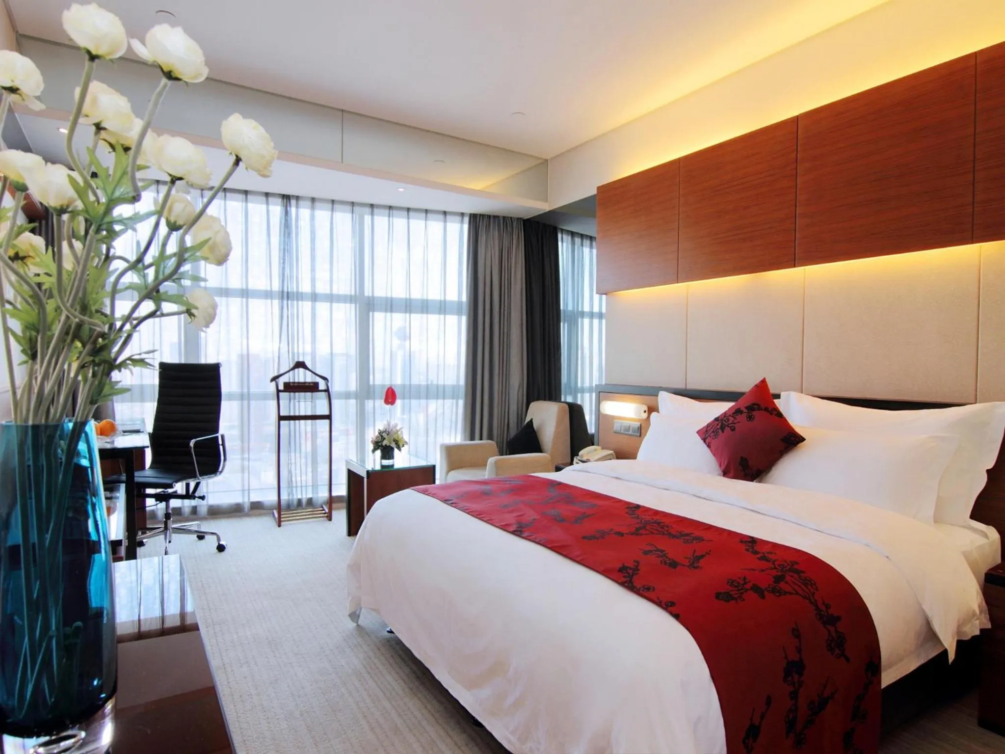 Bed in Grand View Hotel Tianjin
